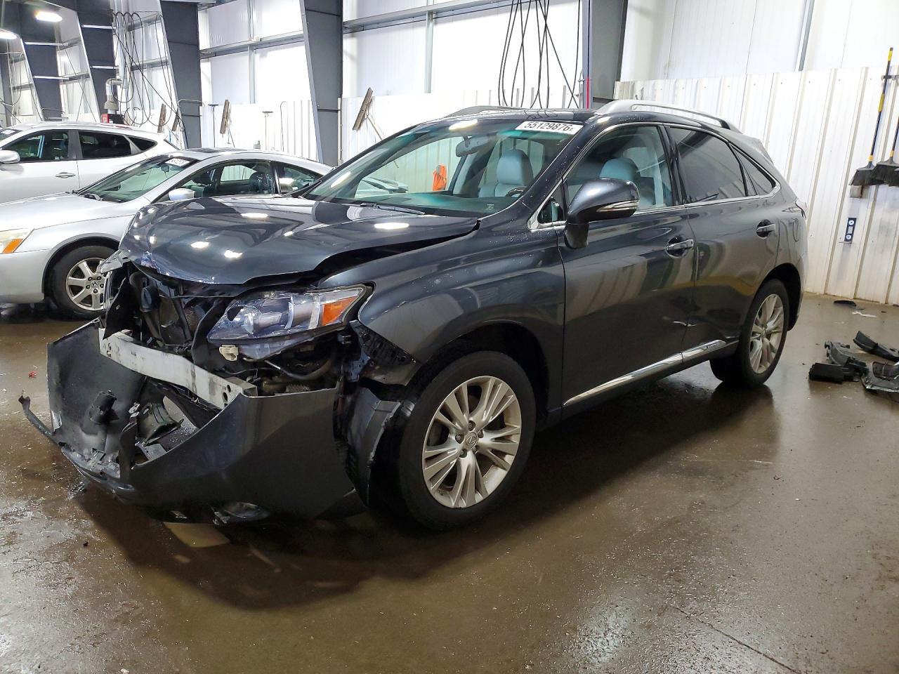 2010 Lexus Rx 450h Charcoal vin: JTJBC1BA6A2027802