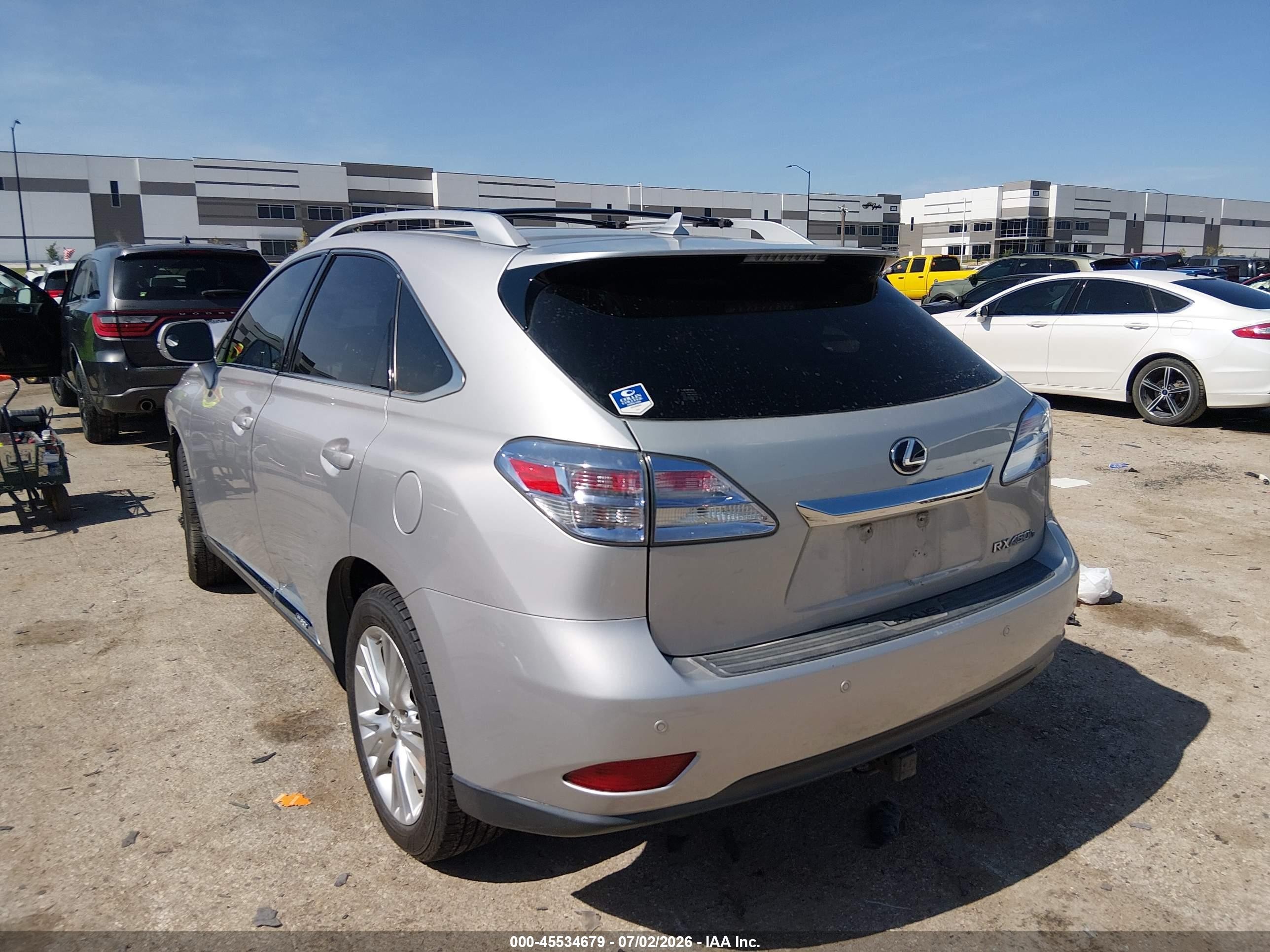2011 Lexus Rx 450h   Серебряный vin: JTJBC1BA6B2042639