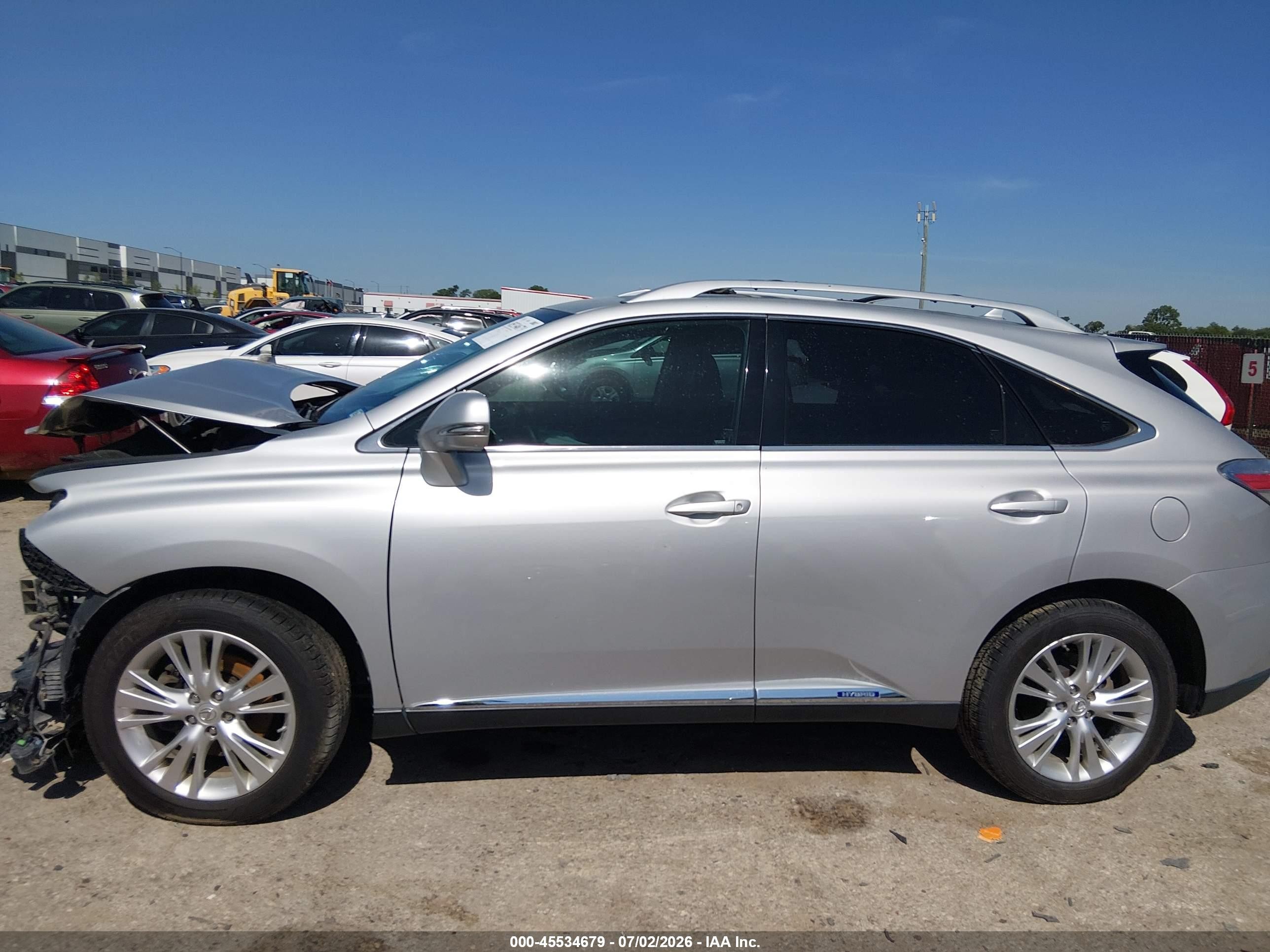 2011 Lexus Rx 450h   Серебряный vin: JTJBC1BA6B2042639