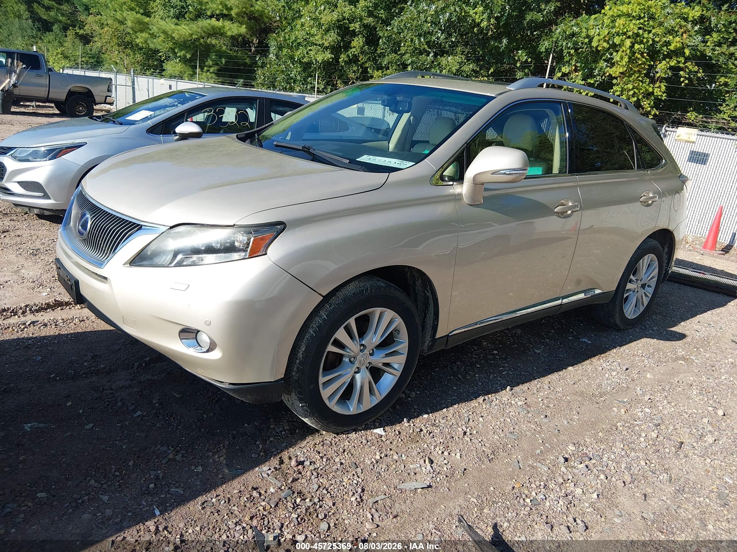 2011 Lexus Rx 450h   Champagne vin: JTJBC1BA6B2043449