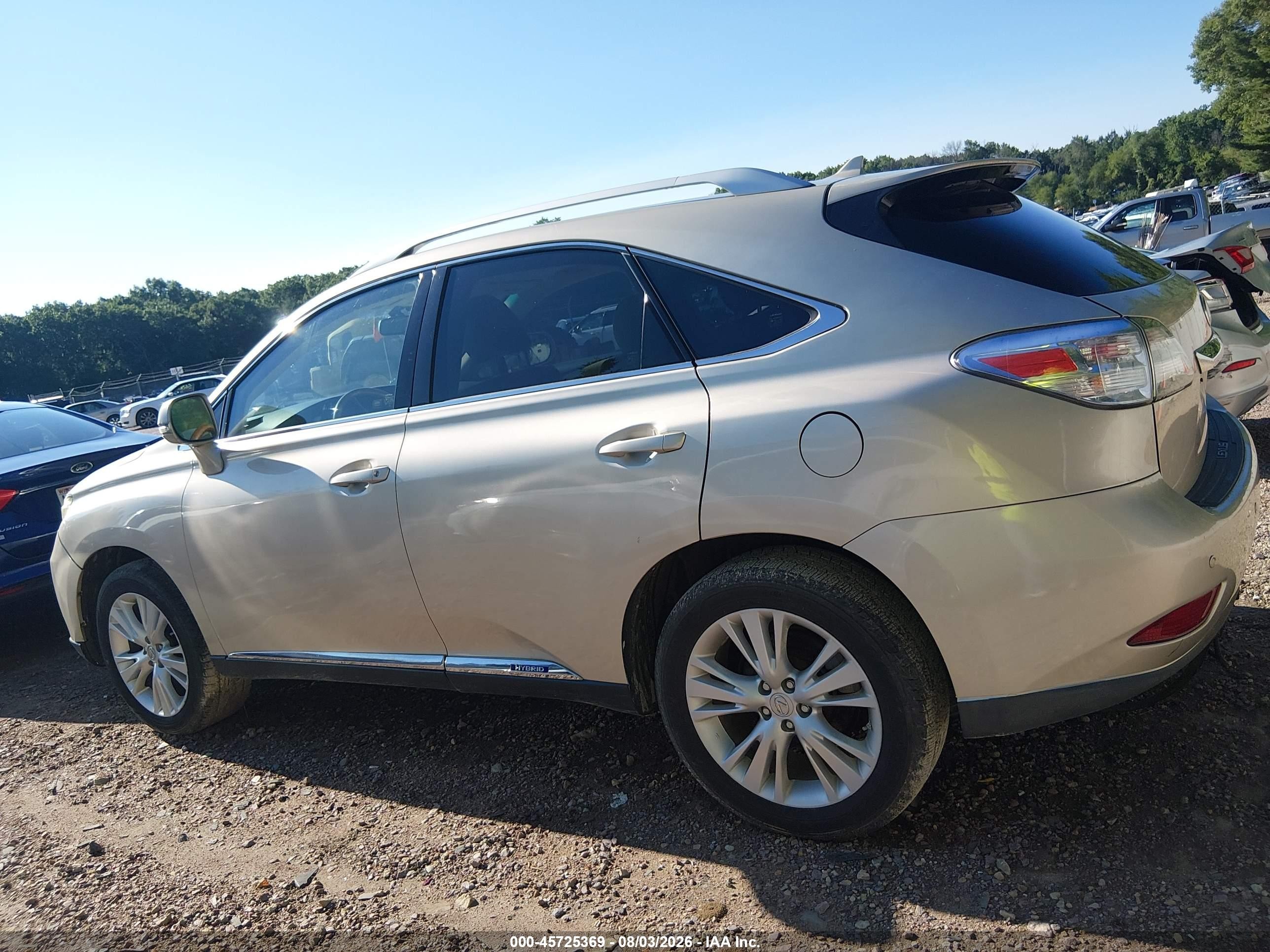 2011 Lexus Rx 450h   Champagne vin: JTJBC1BA6B2043449