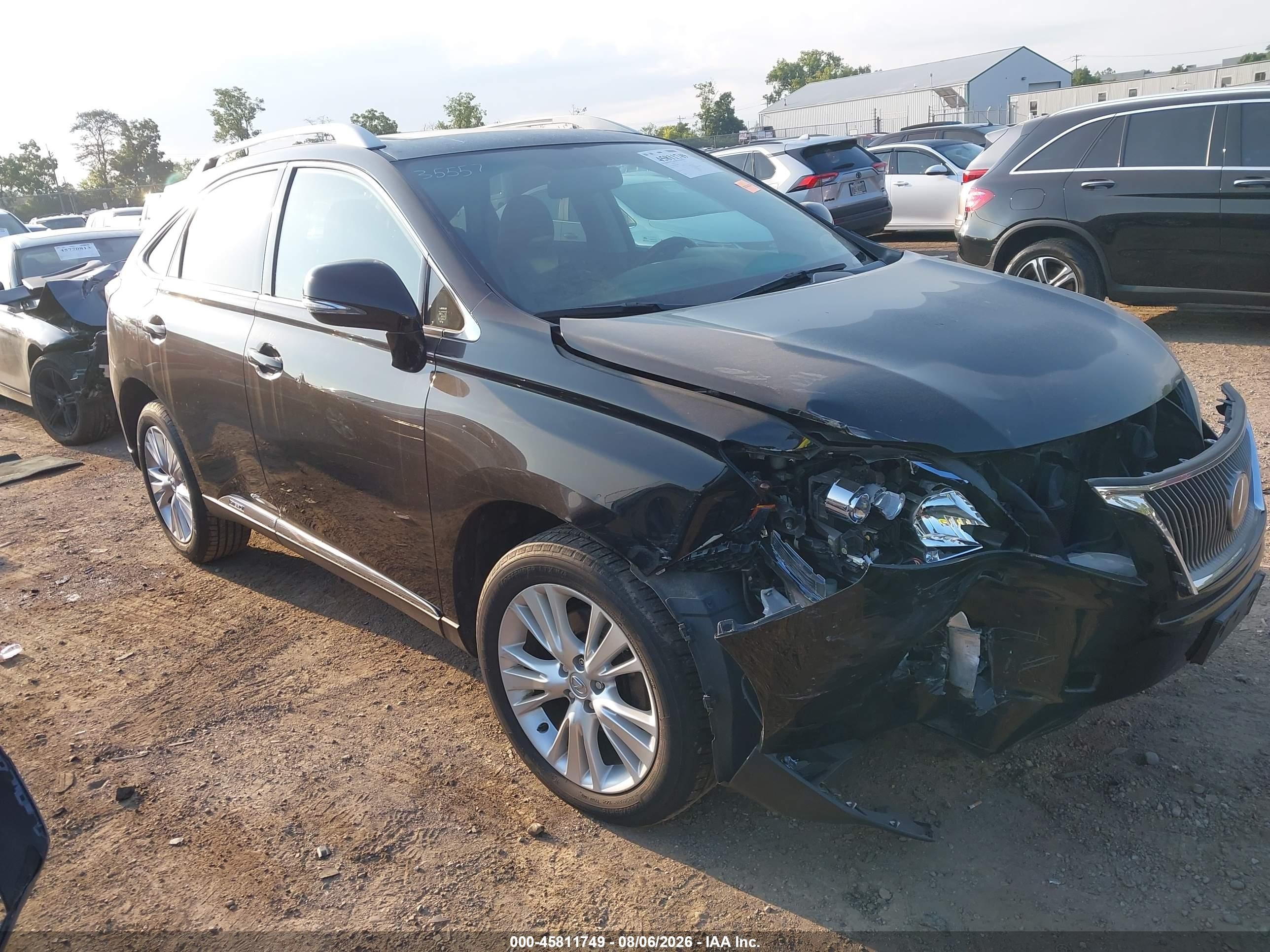 2011 Lexus Rx 450 Black vin: JTJBC1BA6B2418871