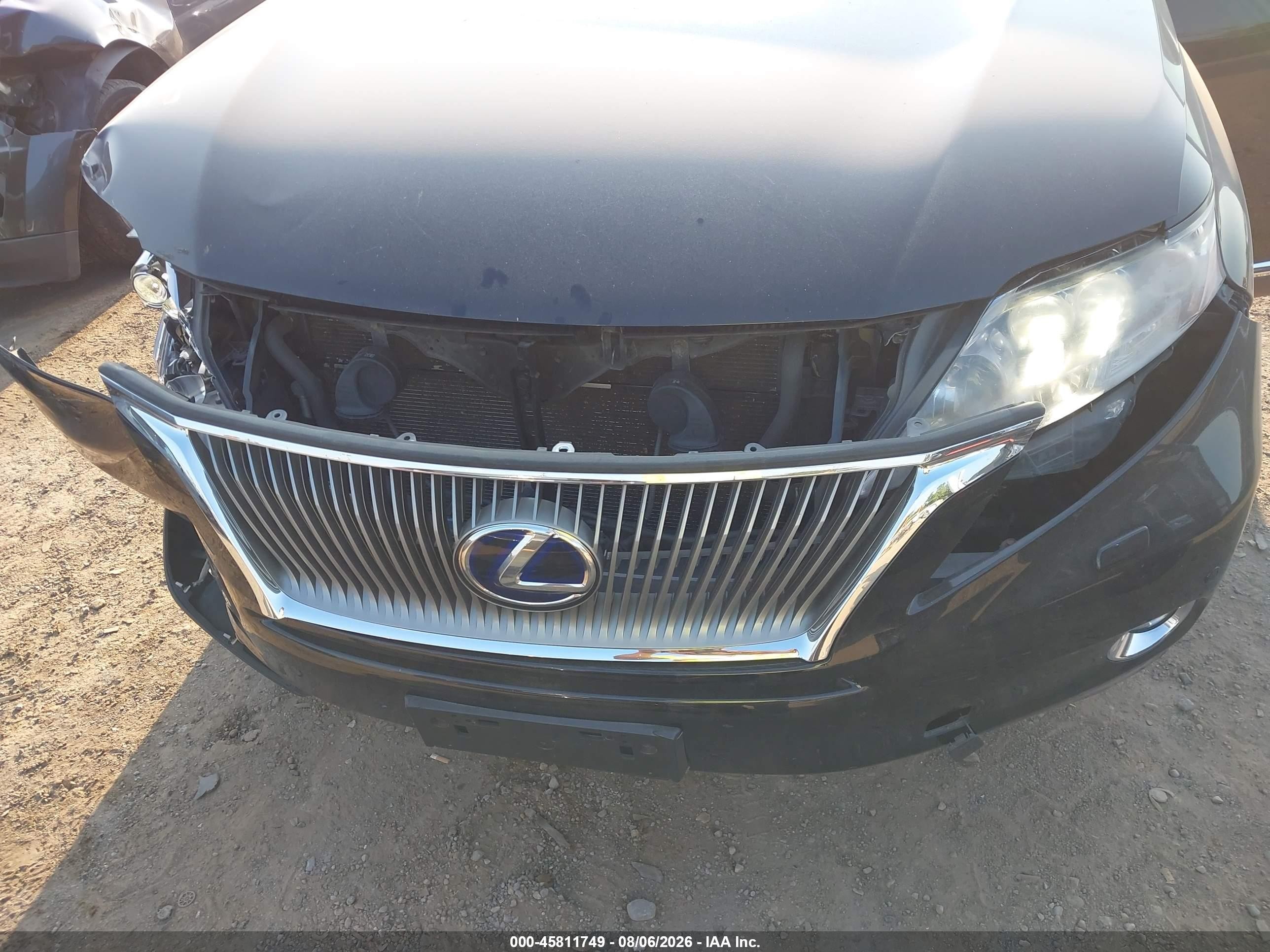 2011 Lexus Rx 450 Black vin: JTJBC1BA6B2418871