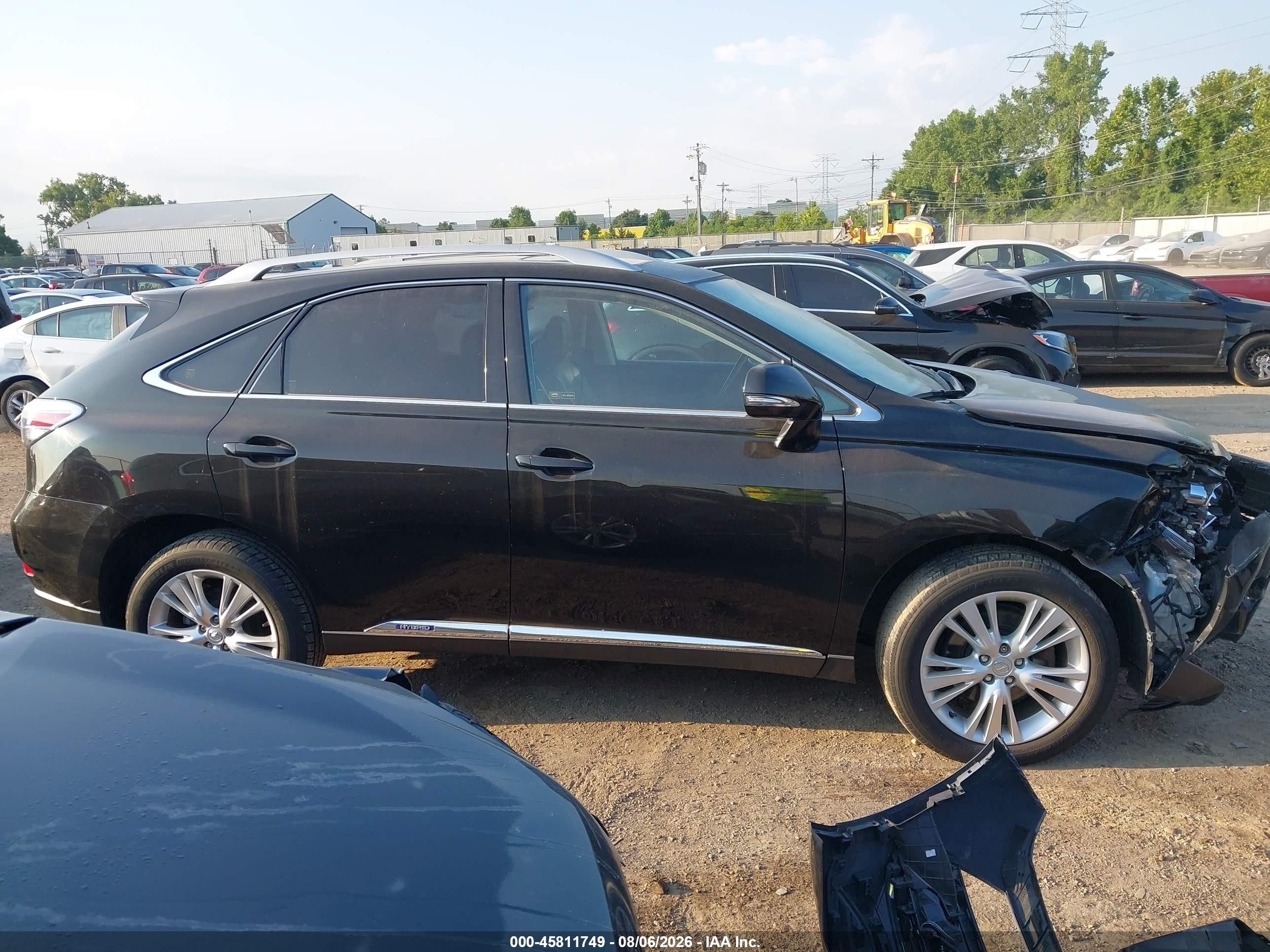 2011 Lexus Rx 450 Black vin: JTJBC1BA6B2418871