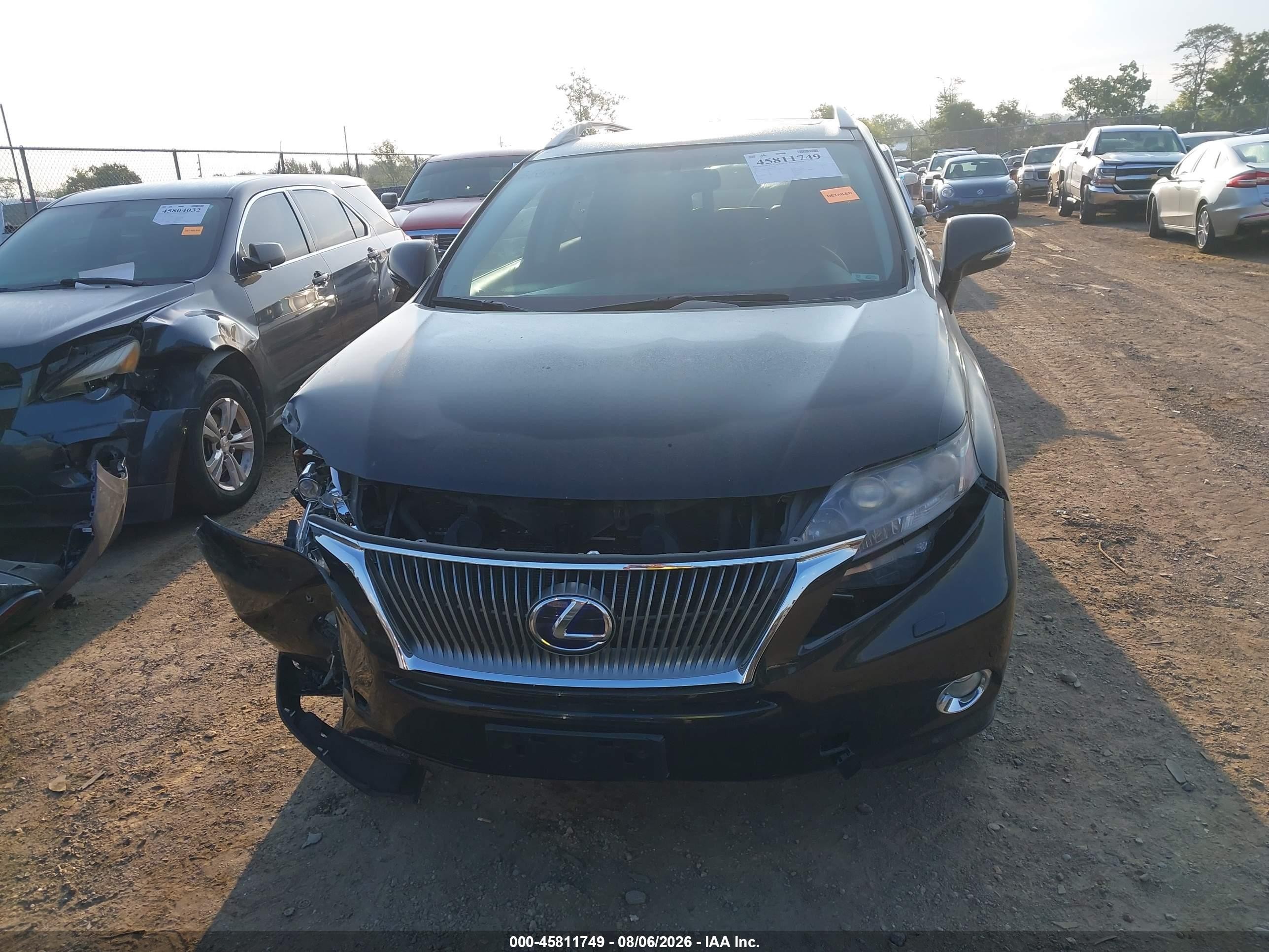 2011 Lexus Rx 450 Black vin: JTJBC1BA6B2418871