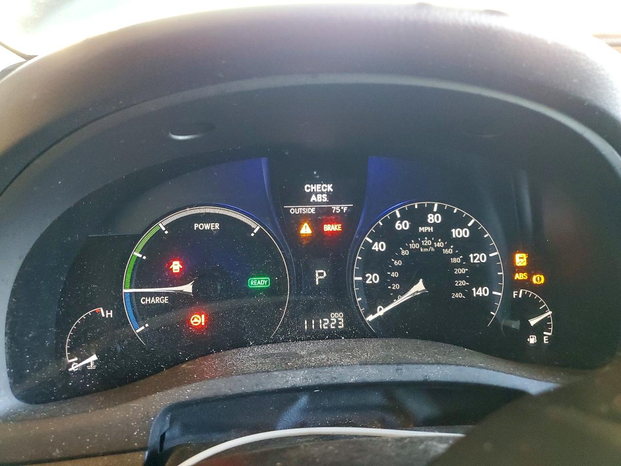 2011 Lexus Rx 450h Blue vin: JTJBC1BA6B2420801