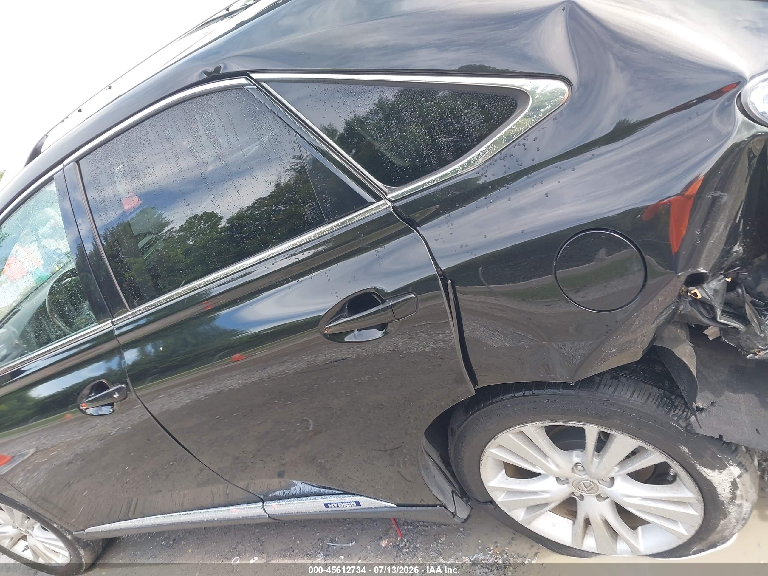 2012 Lexus Rx 450h   Черный vin: JTJBC1BA6C2432612