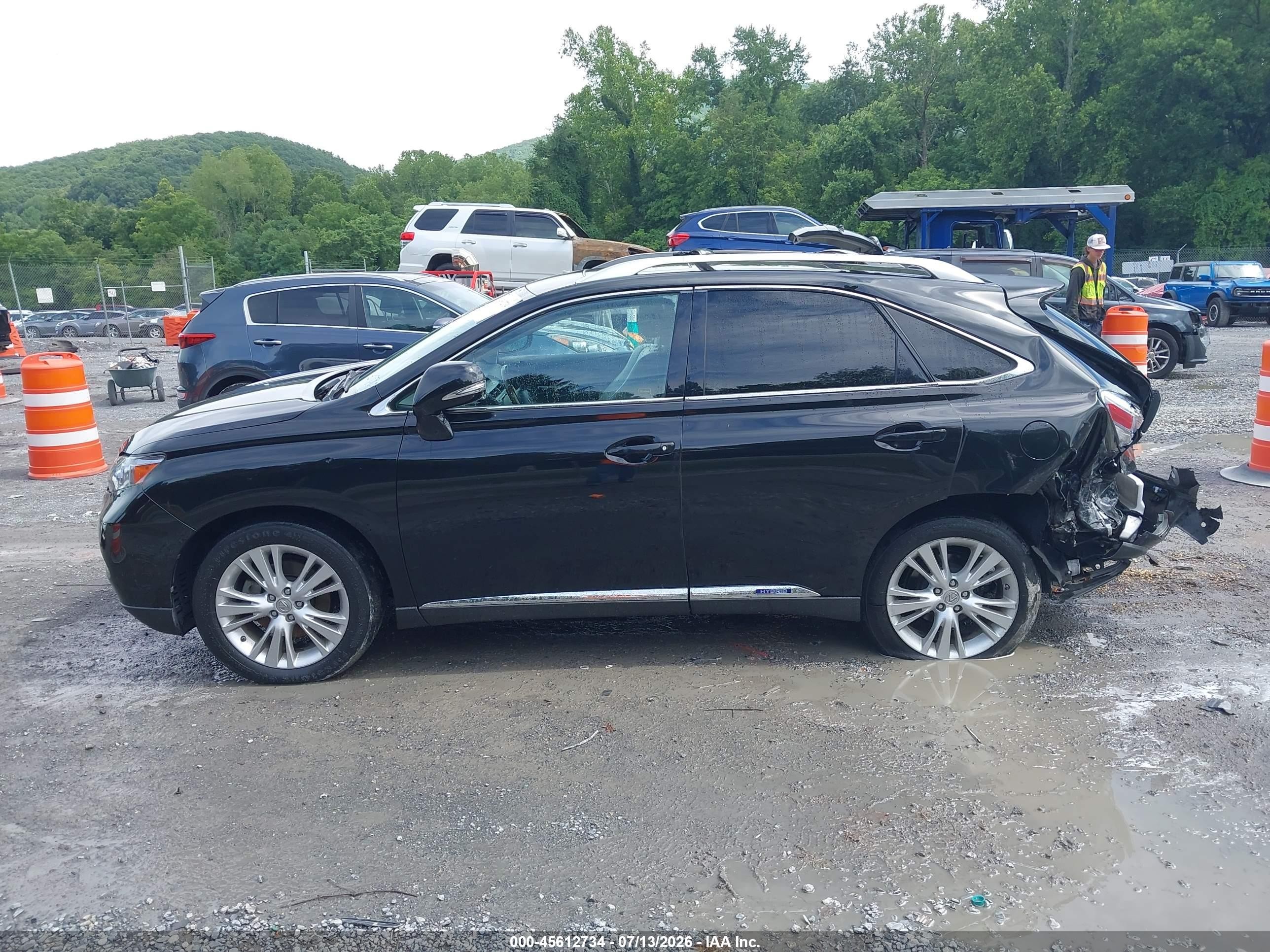 2012 Lexus Rx 450h   Черный vin: JTJBC1BA6C2432612