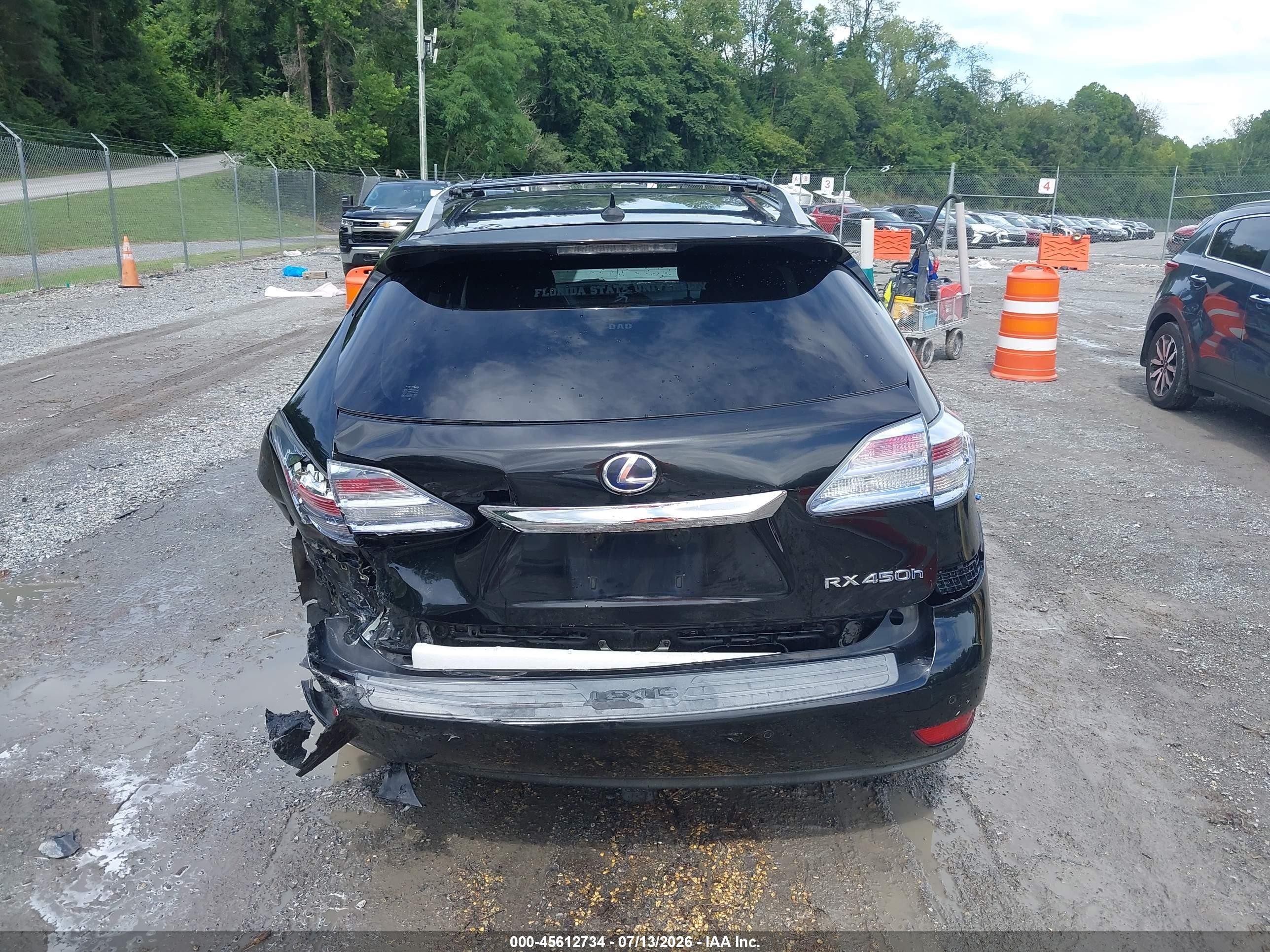 2012 Lexus Rx 450h   Черный vin: JTJBC1BA6C2432612