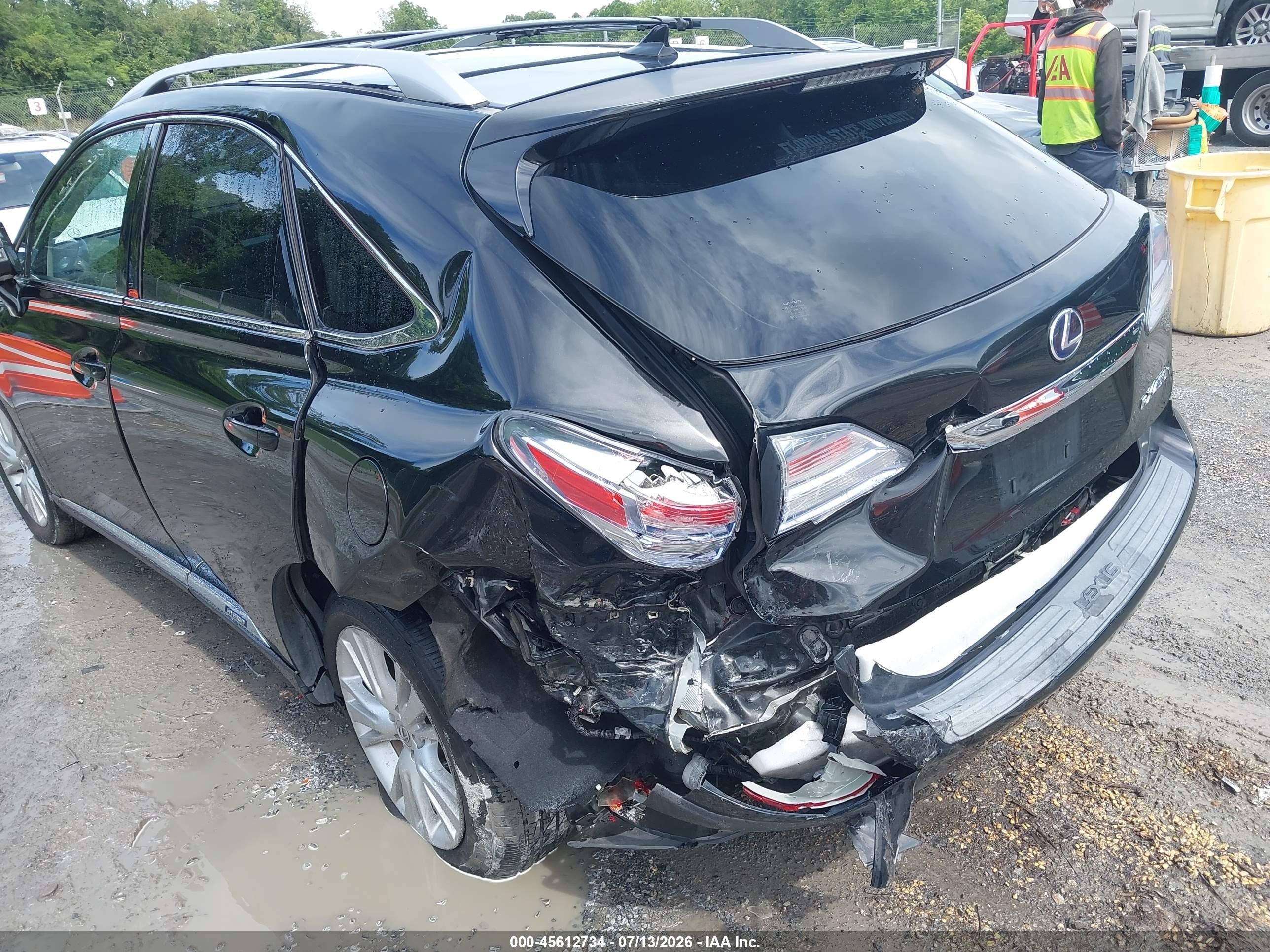 2012 Lexus Rx 450h   Черный vin: JTJBC1BA6C2432612