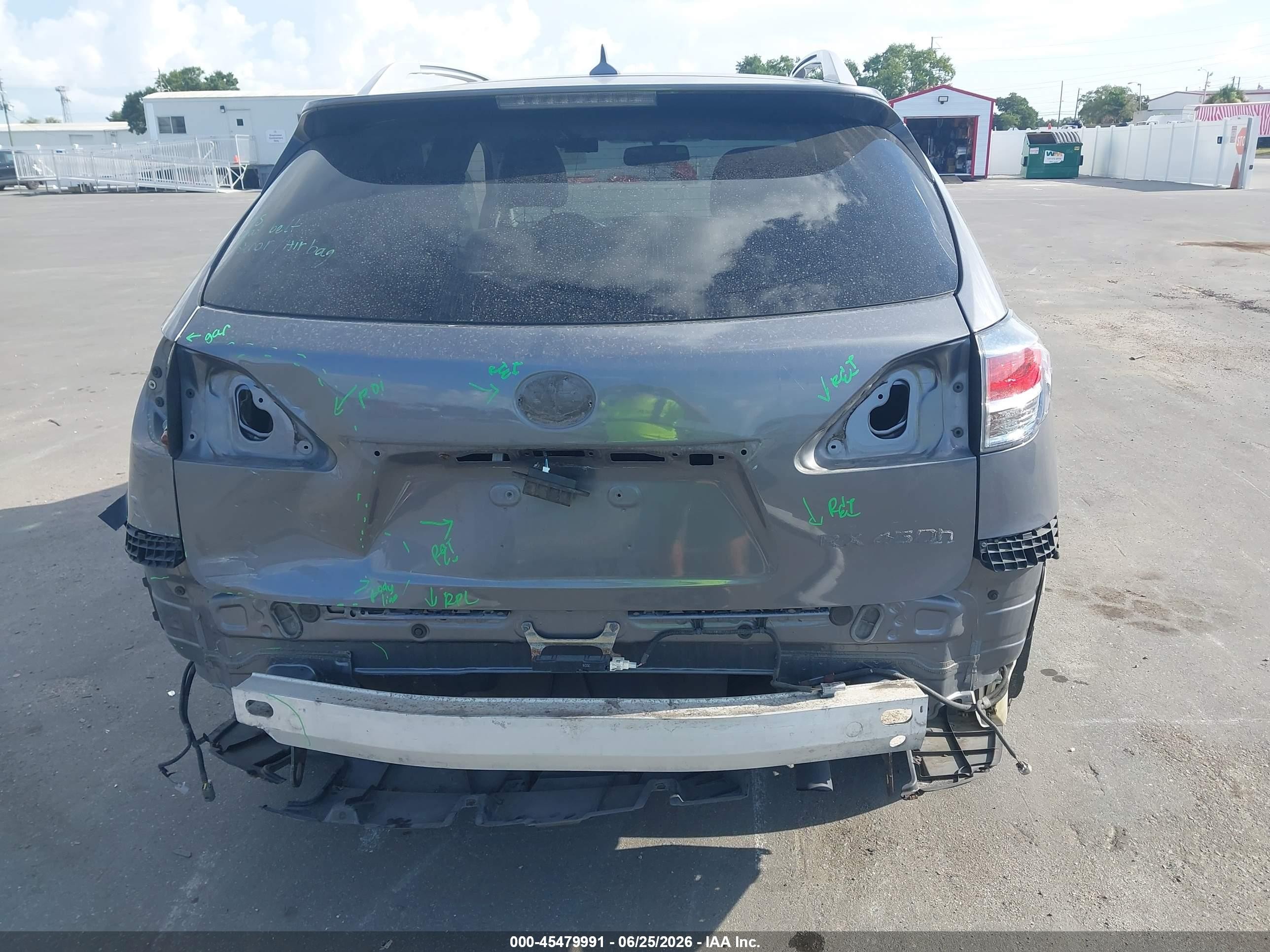 2013 Lexus Rx 450h   Gray vin: JTJBC1BA6D2052414