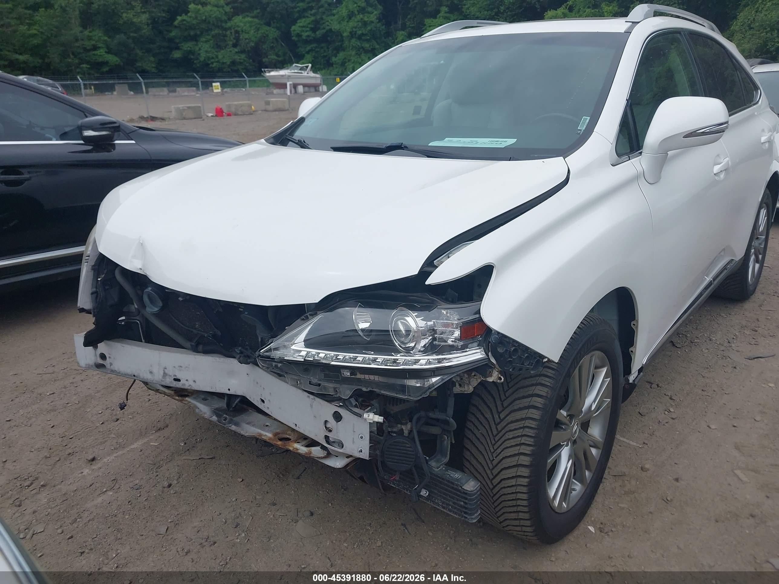 2013 Lexus Rx 450h White vin: JTJBC1BA6D2055376