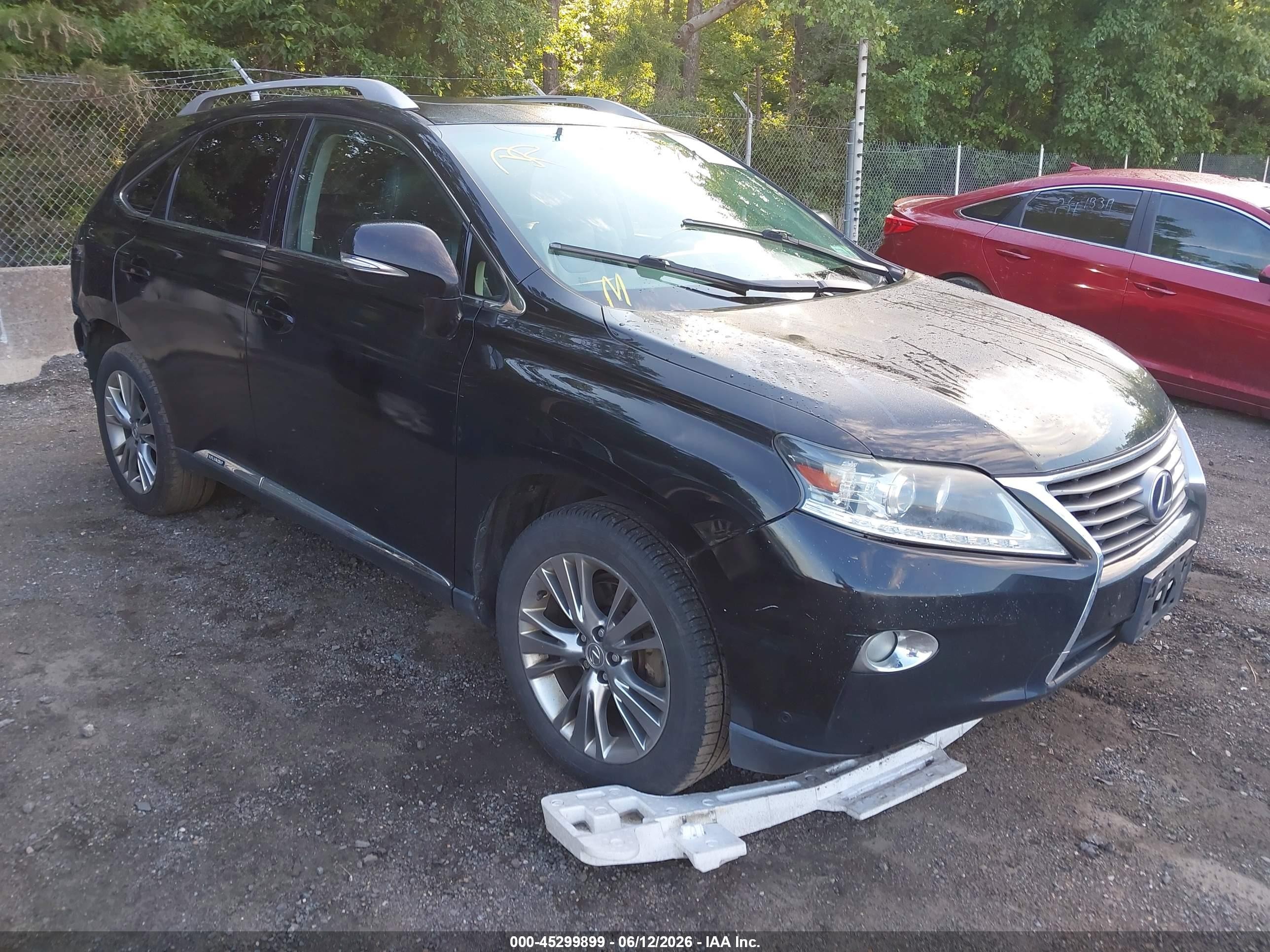 2013 Lexus Rx 450h   Black vin: JTJBC1BA6D2058133