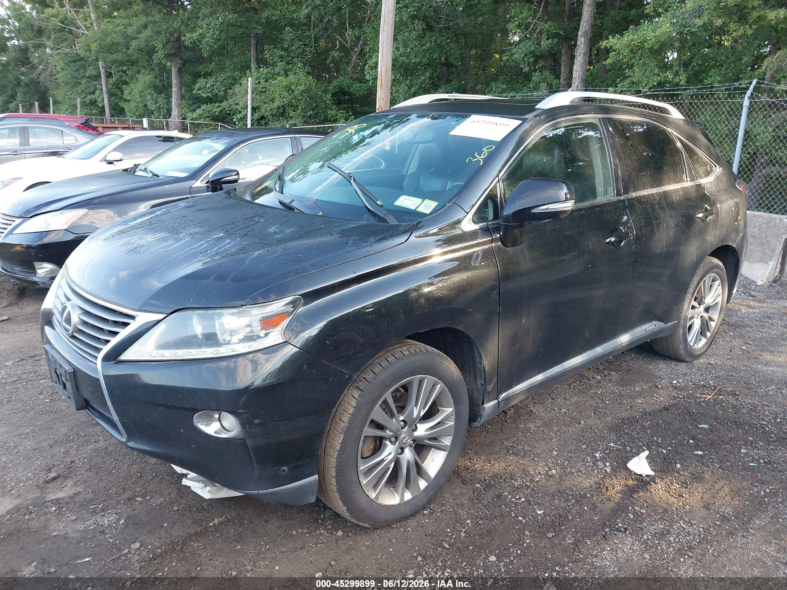 2013 Lexus Rx 450h   Black vin: JTJBC1BA6D2058133