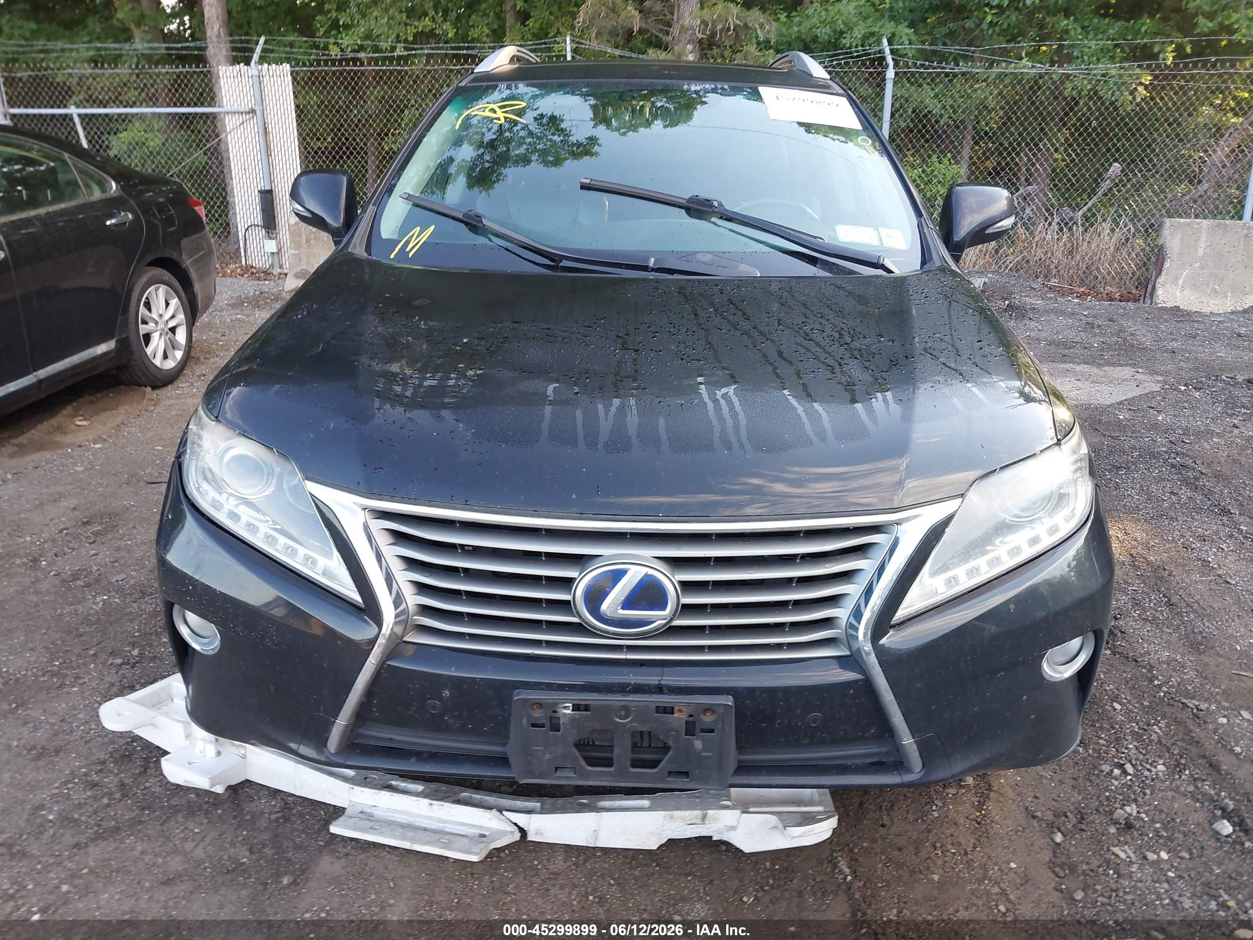 2013 Lexus Rx 450h   Black vin: JTJBC1BA6D2058133