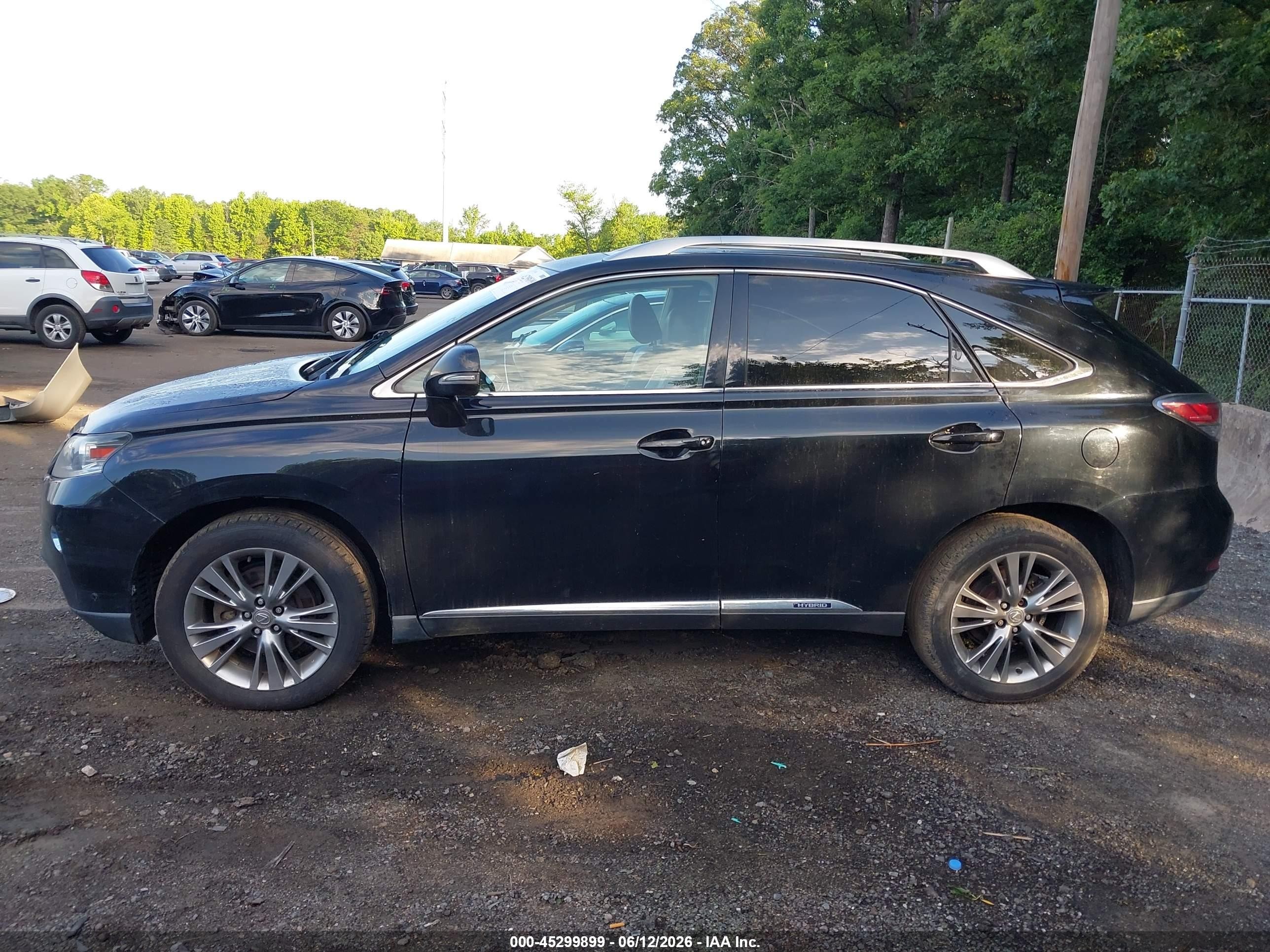 2013 Lexus Rx 450h   Black vin: JTJBC1BA6D2058133