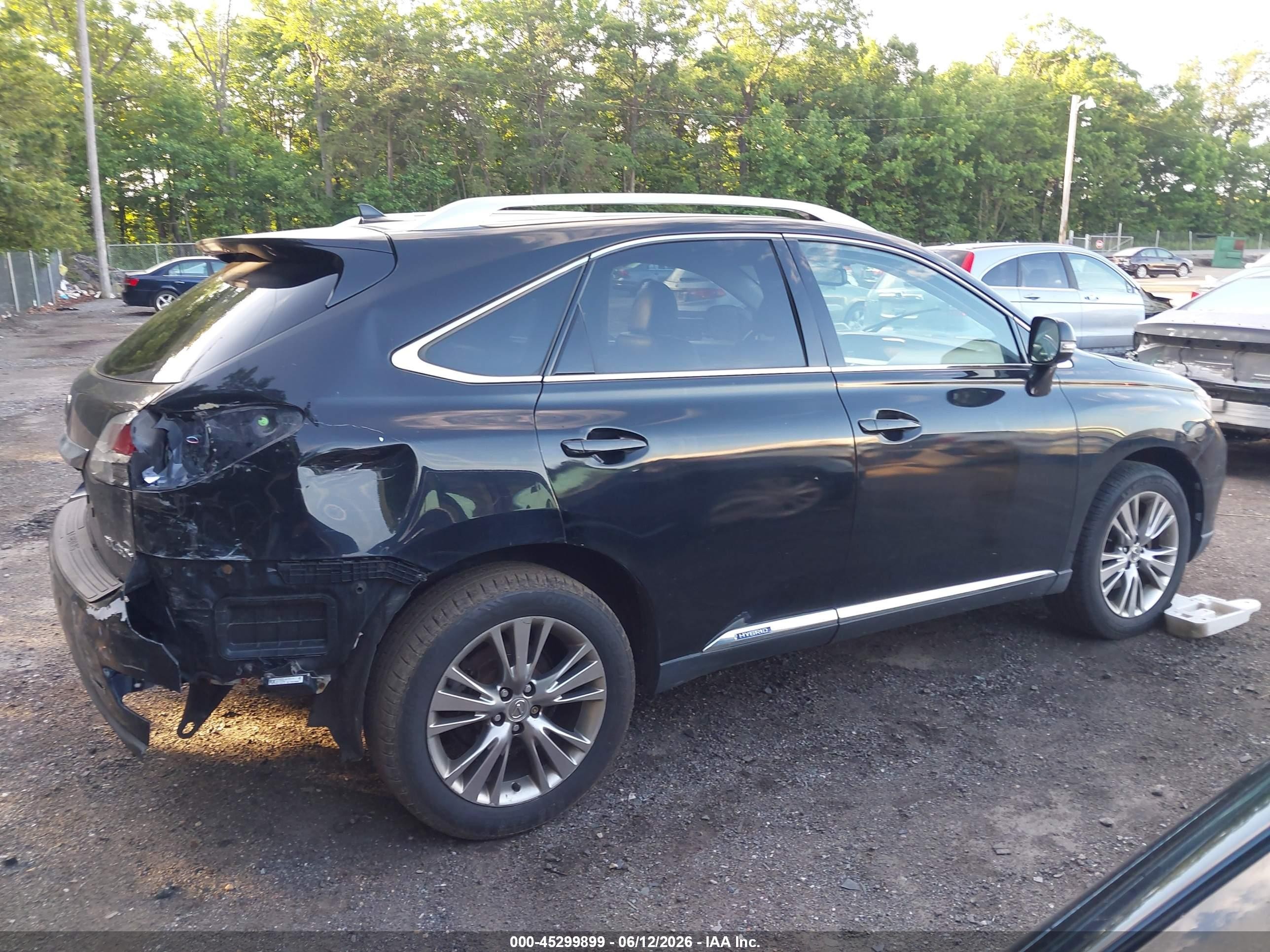 2013 Lexus Rx 450h   Black vin: JTJBC1BA6D2058133