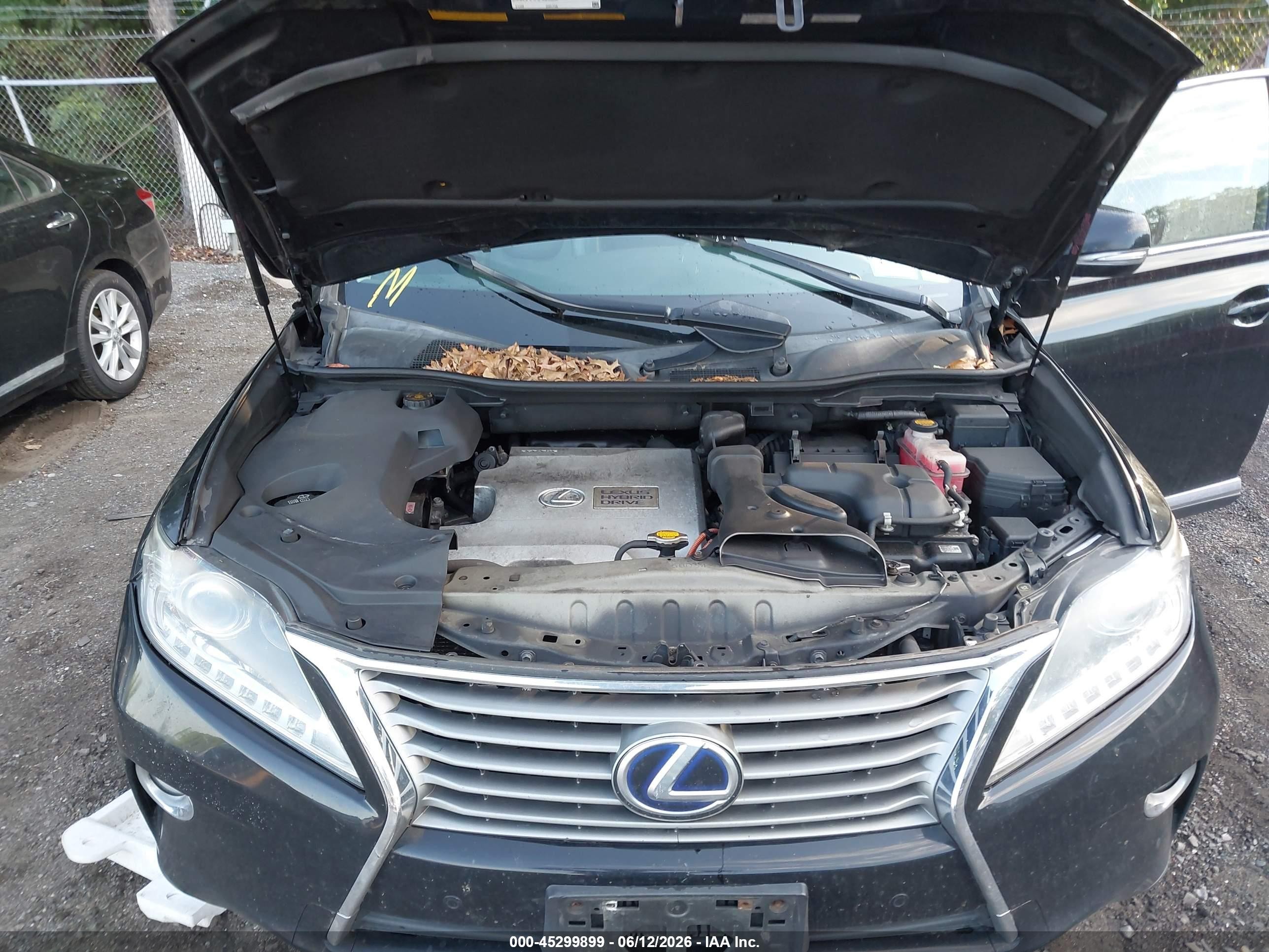 2013 Lexus Rx 450h   Black vin: JTJBC1BA6D2058133