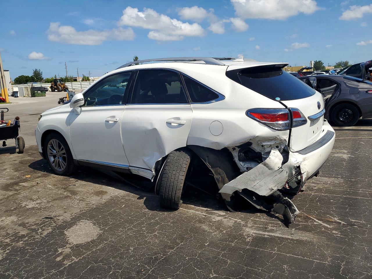2013 Lexus Rx 450h White vin: JTJBC1BA6D2436502