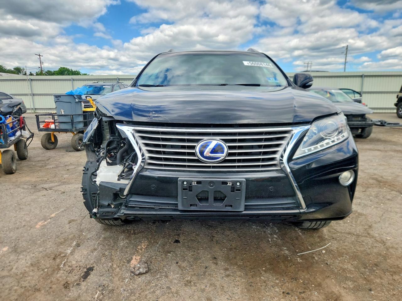 2013 Lexus Rx 450h Black vin: JTJBC1BA6D2445457