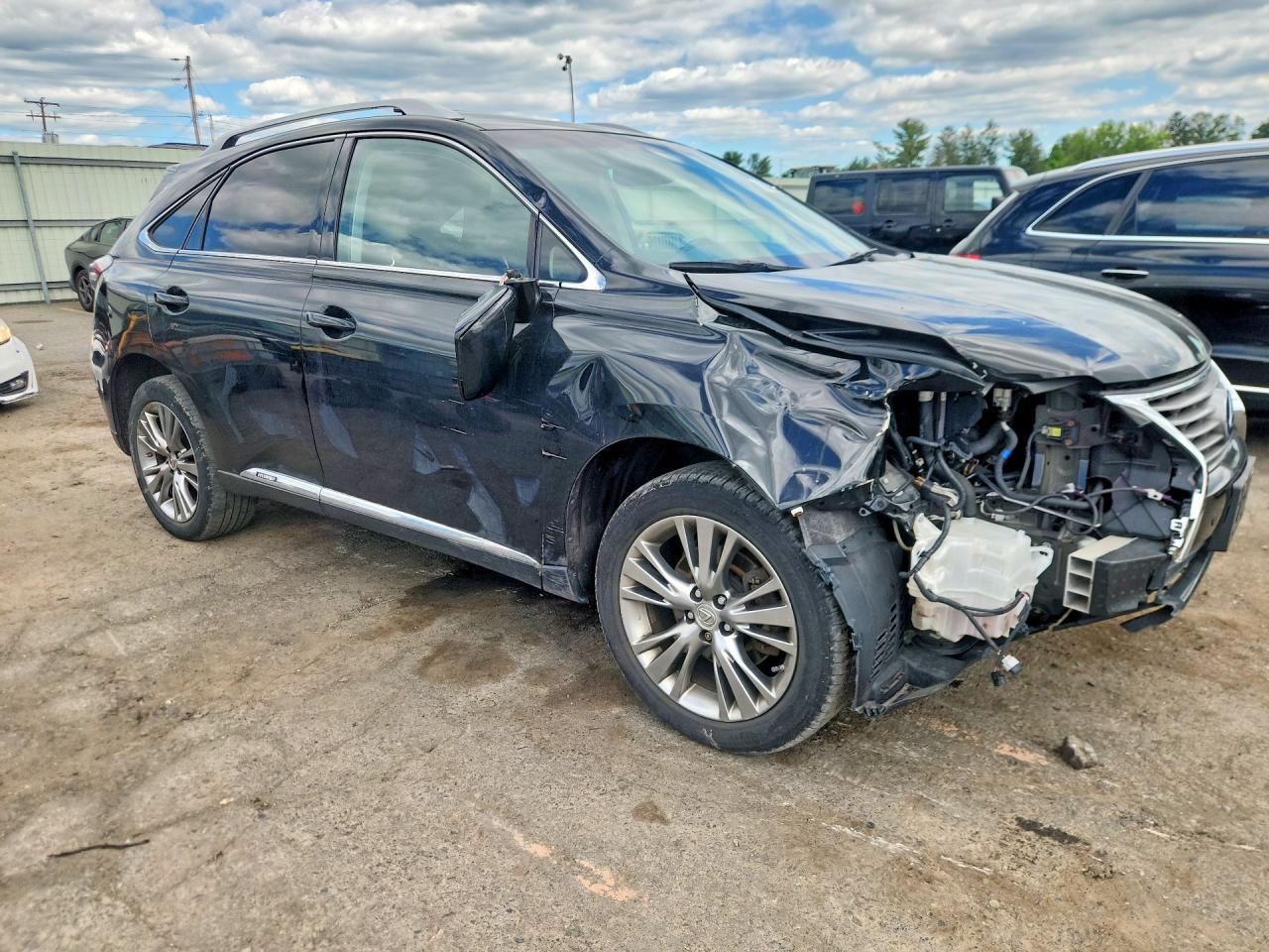 2013 Lexus Rx 450h Black vin: JTJBC1BA6D2445457