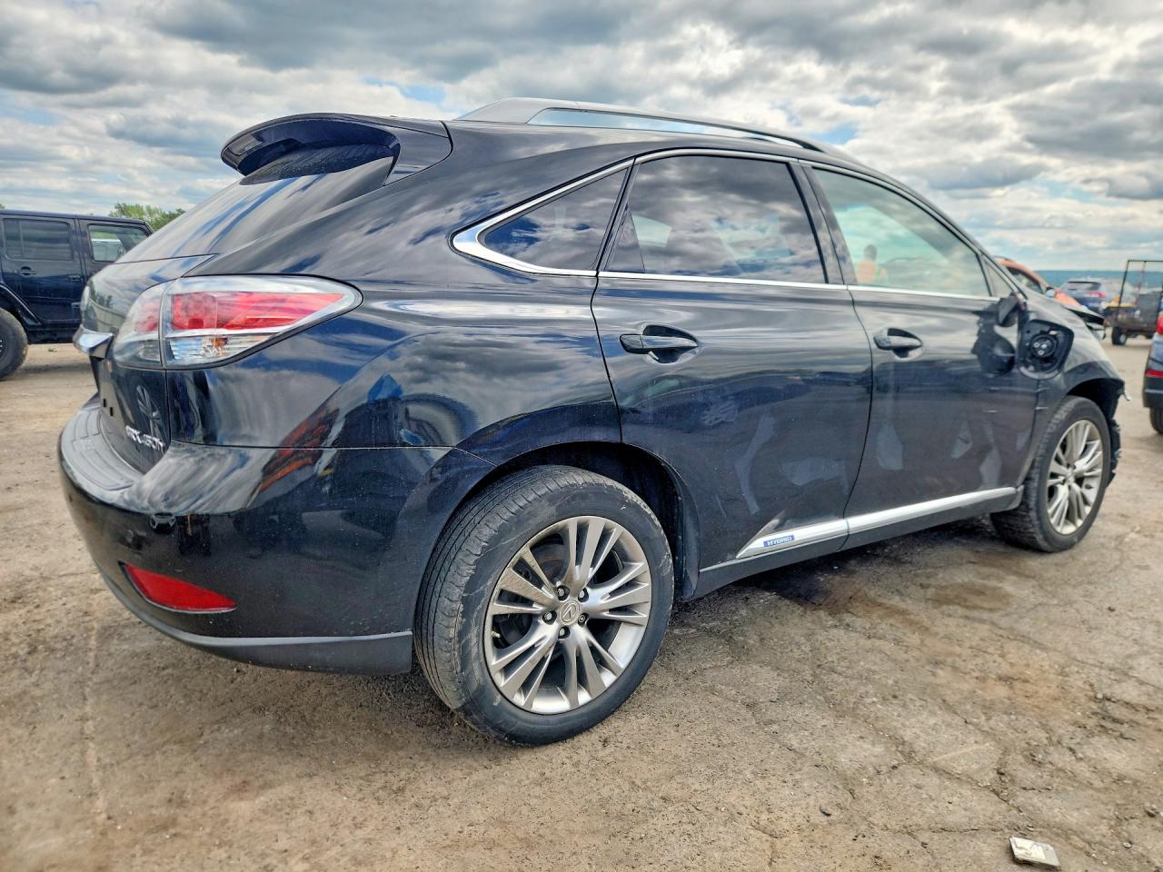 2013 Lexus Rx 450h Black vin: JTJBC1BA6D2445457