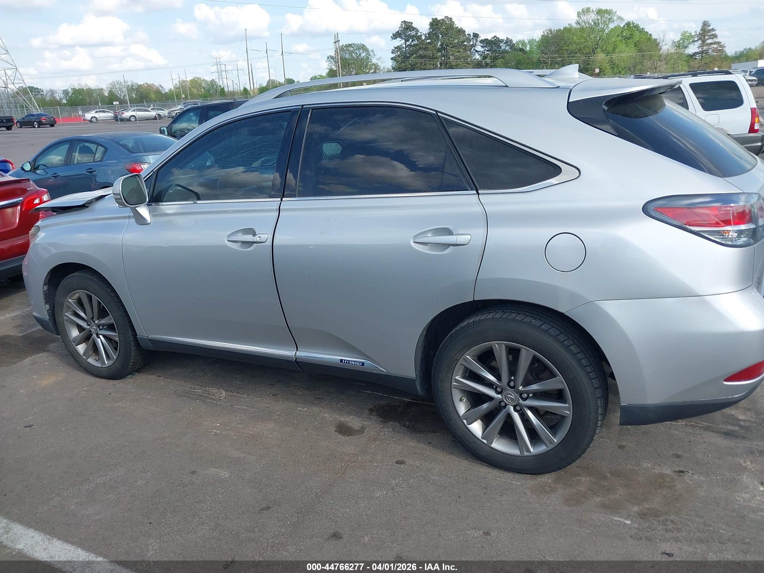 2014 Lexus Rx 450h   Gray vin: JTJBC1BA6E2452488