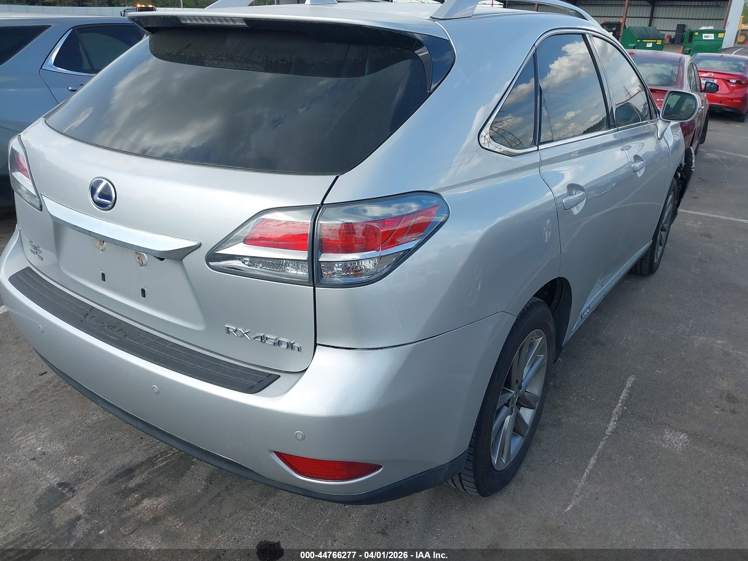 2014 Lexus Rx 450h   Gray vin: JTJBC1BA6E2452488