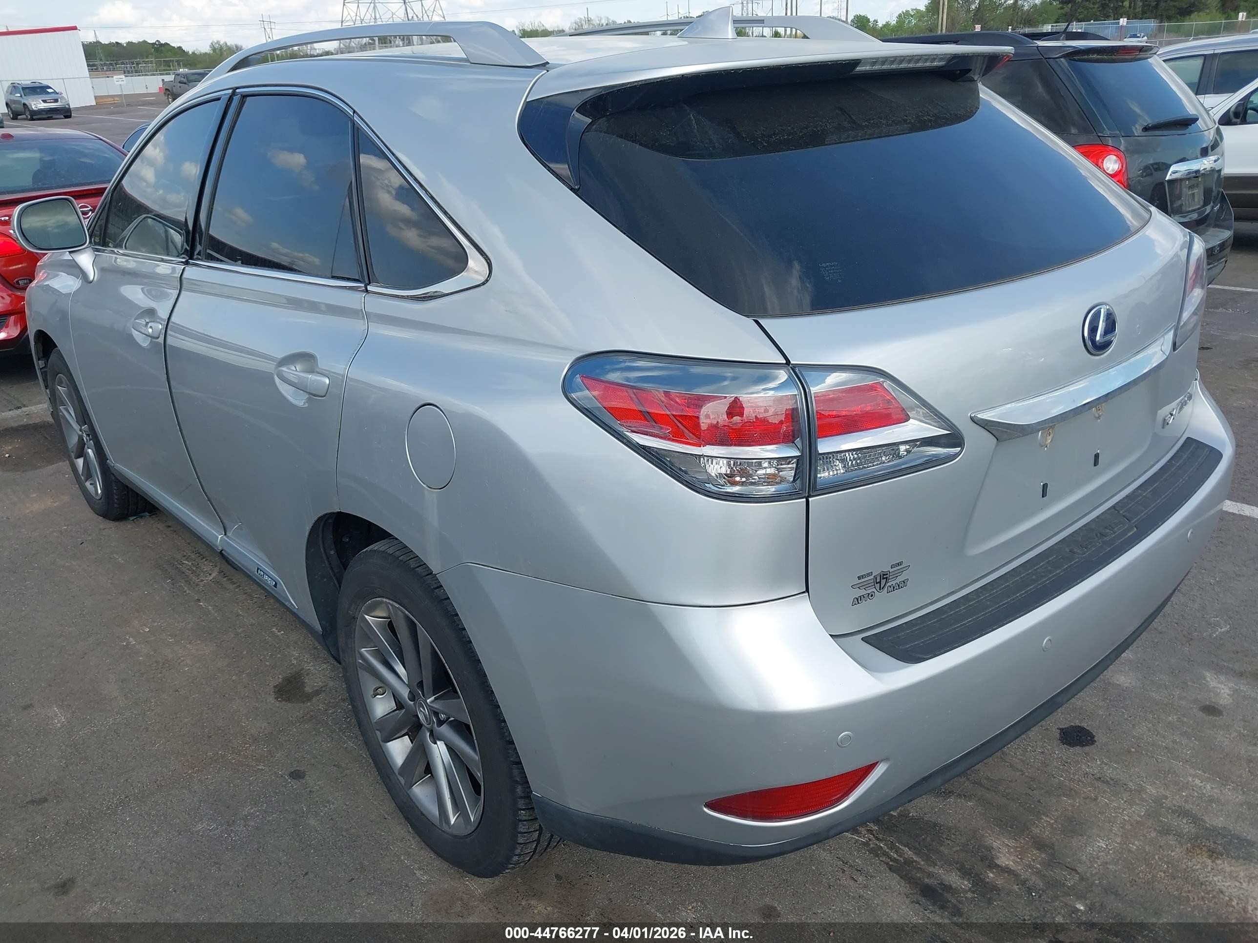 2014 Lexus Rx 450h   Gray vin: JTJBC1BA6E2452488