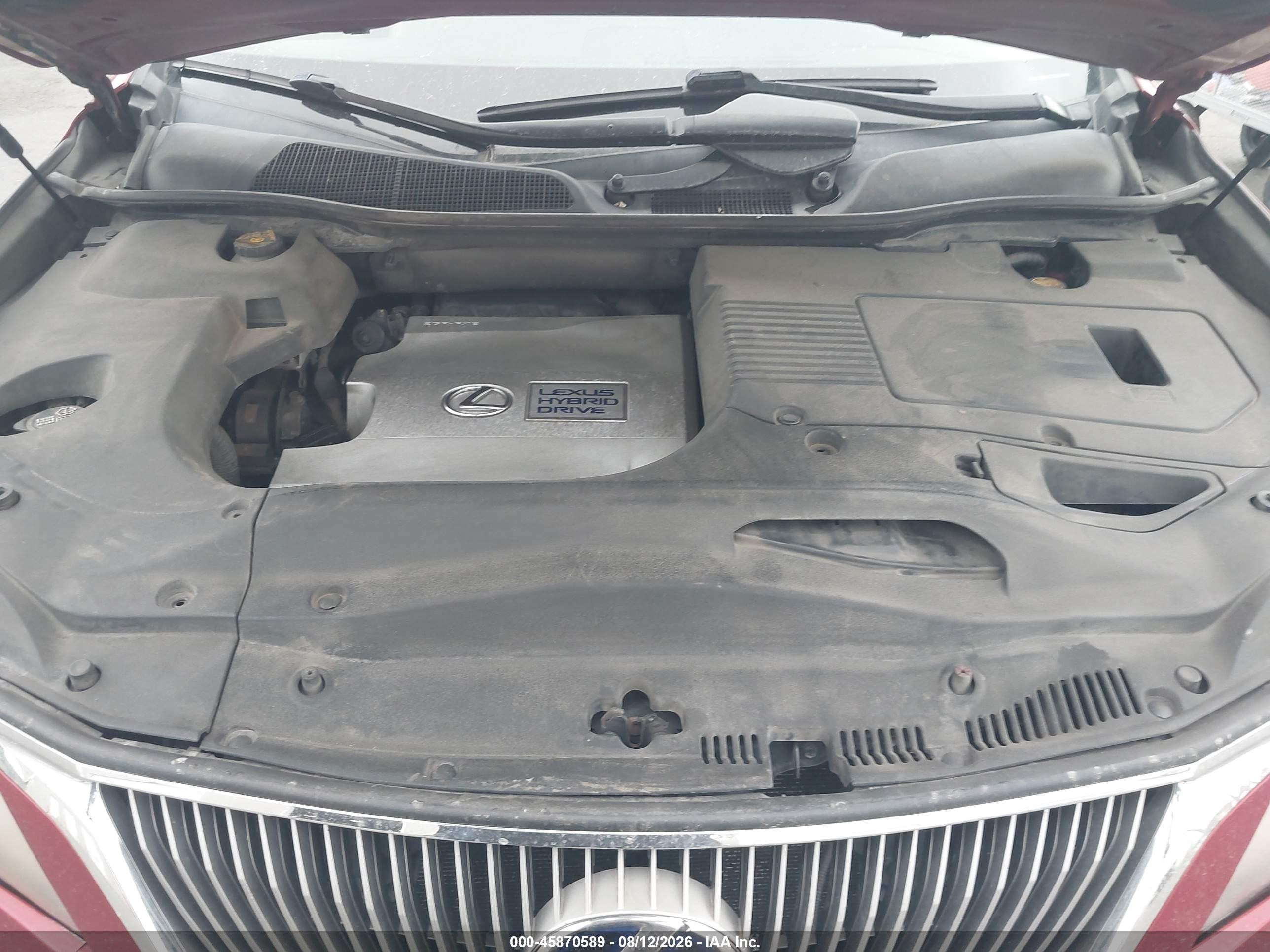 2010 Lexus Rx 450h   Красный vin: JTJBC1BA7A2004772
