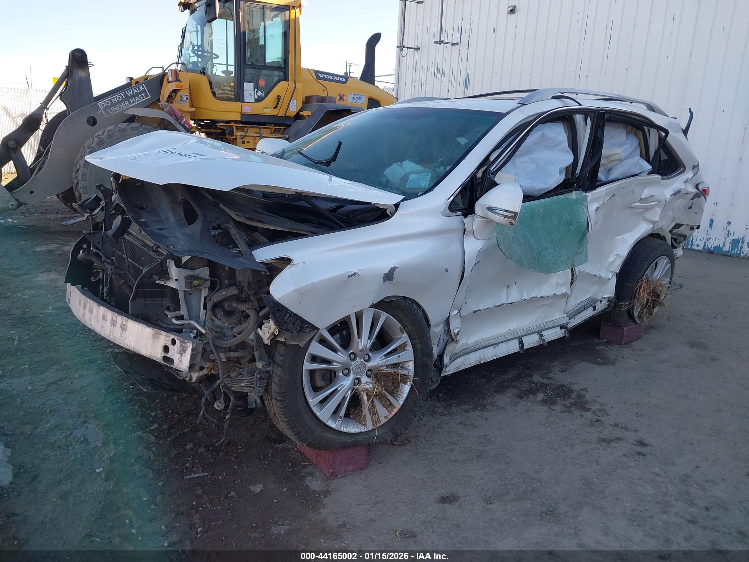 2010 Lexus Rx 450h   White vin: JTJBC1BA7A2023855