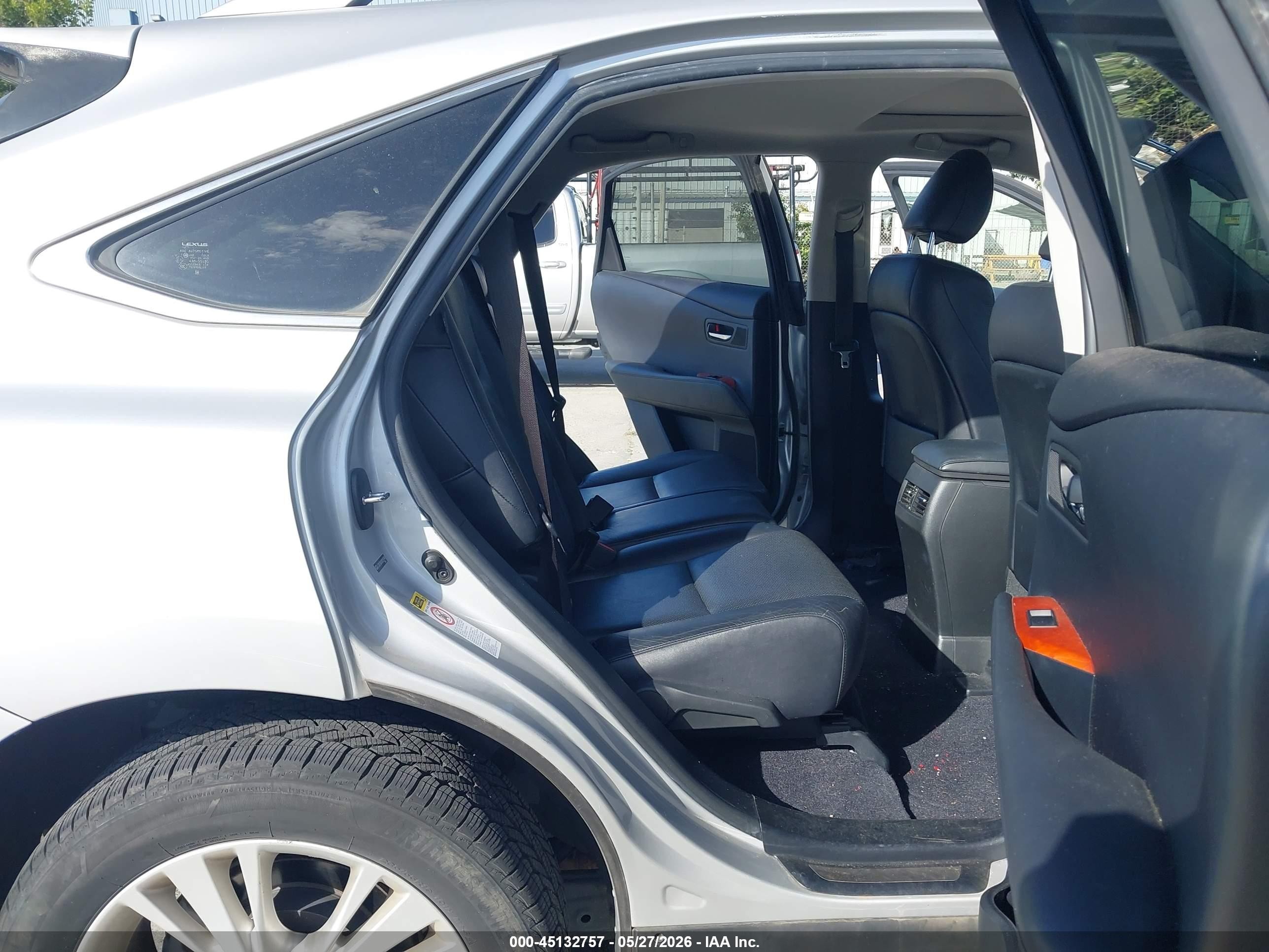 2011 Lexus Rx 450h   Gray vin: JTJBC1BA7B2035599