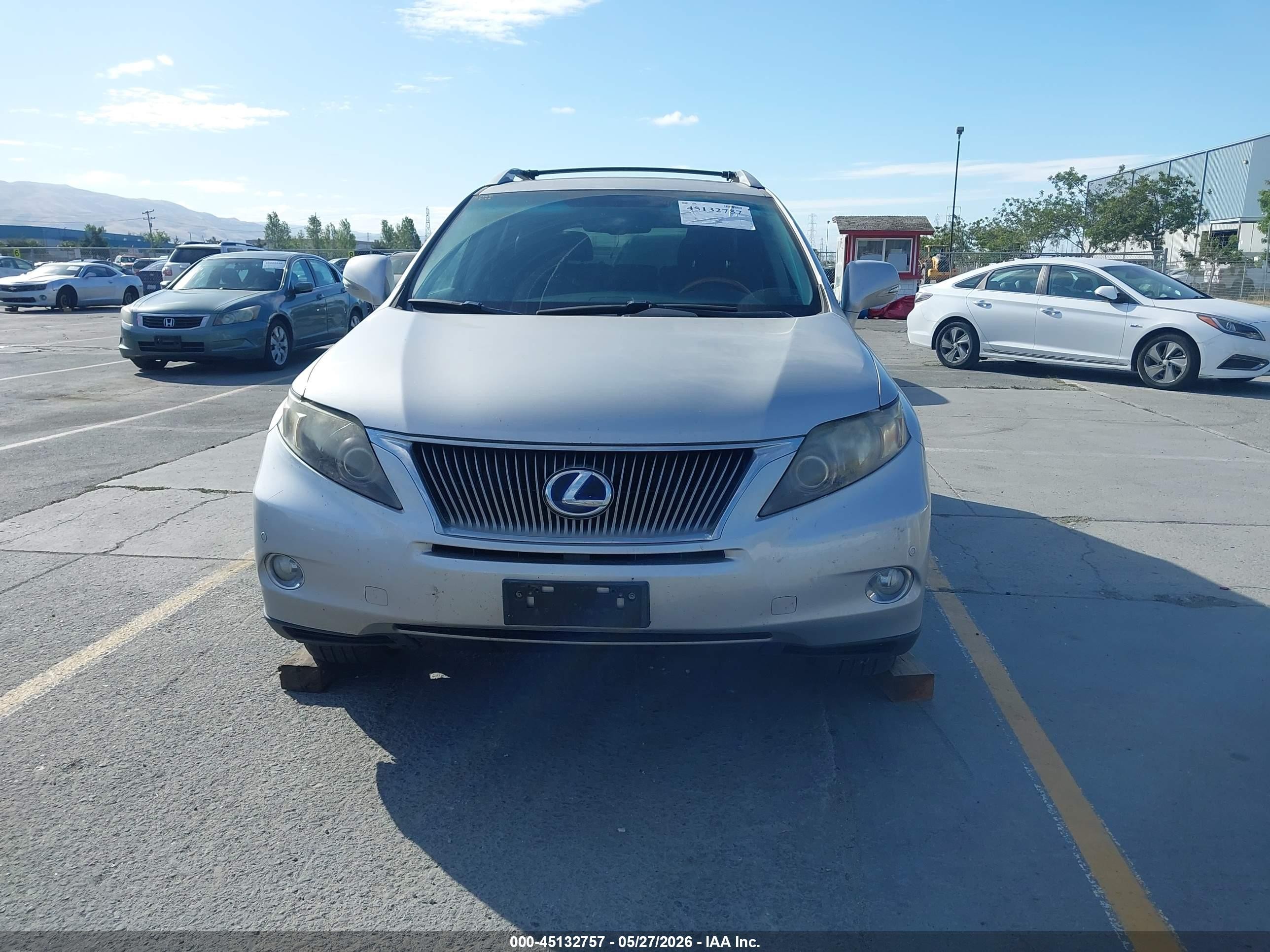 2011 Lexus Rx 450h   Gray vin: JTJBC1BA7B2035599