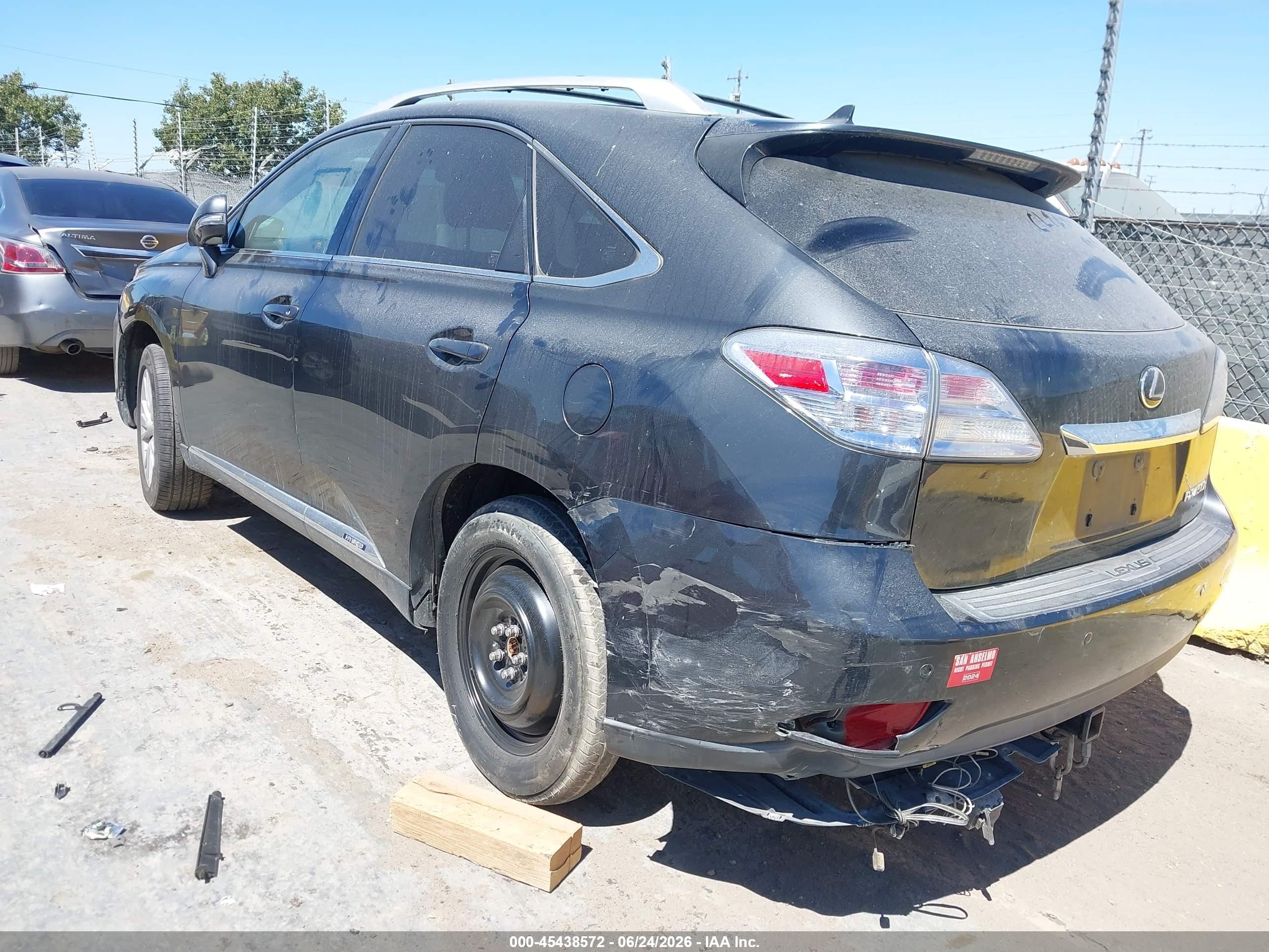 2011 Lexus Rx 450h   Gray vin: JTJBC1BA7B2041354