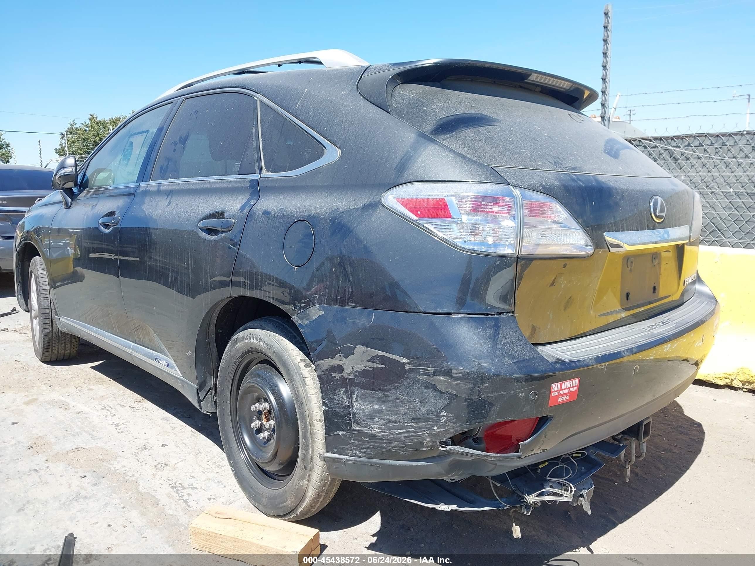 2011 Lexus Rx 450h   Gray vin: JTJBC1BA7B2041354