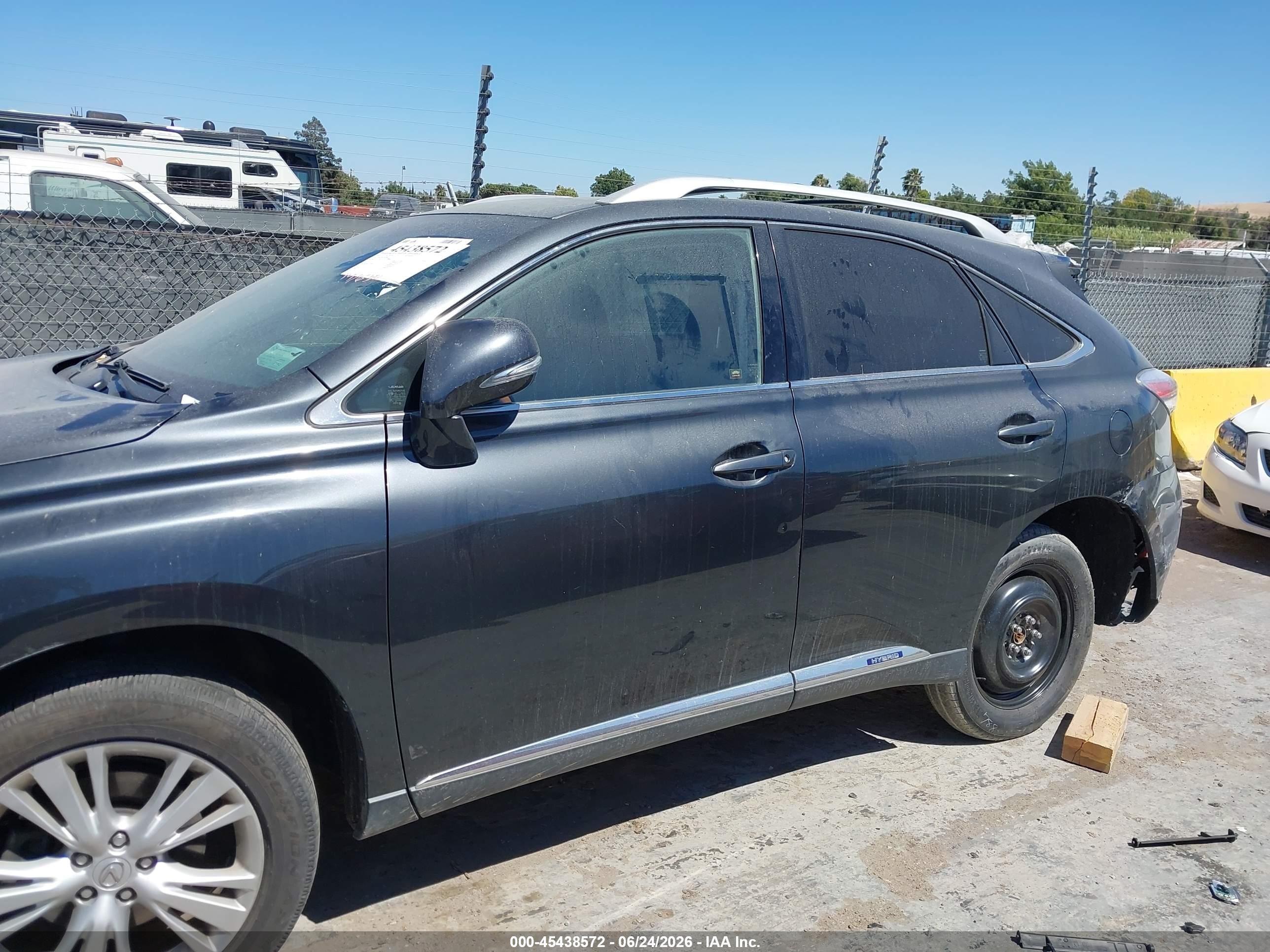2011 Lexus Rx 450h   Gray vin: JTJBC1BA7B2041354