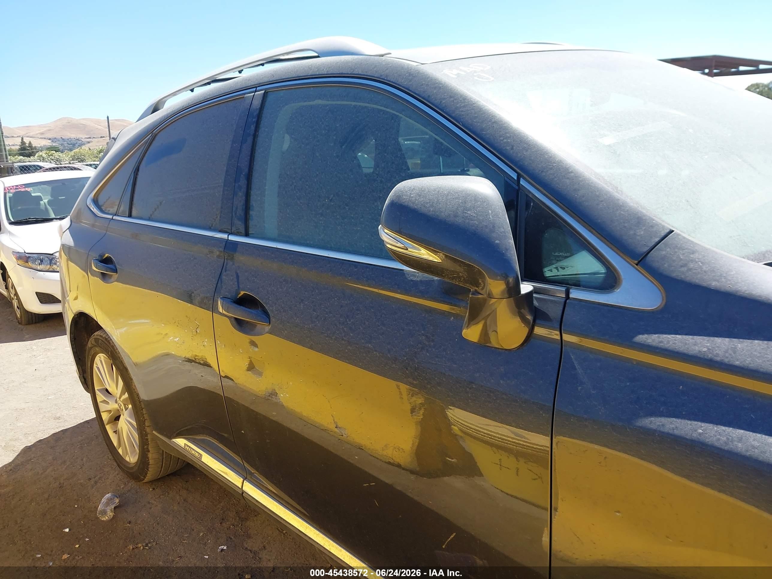 2011 Lexus Rx 450h   Gray vin: JTJBC1BA7B2041354