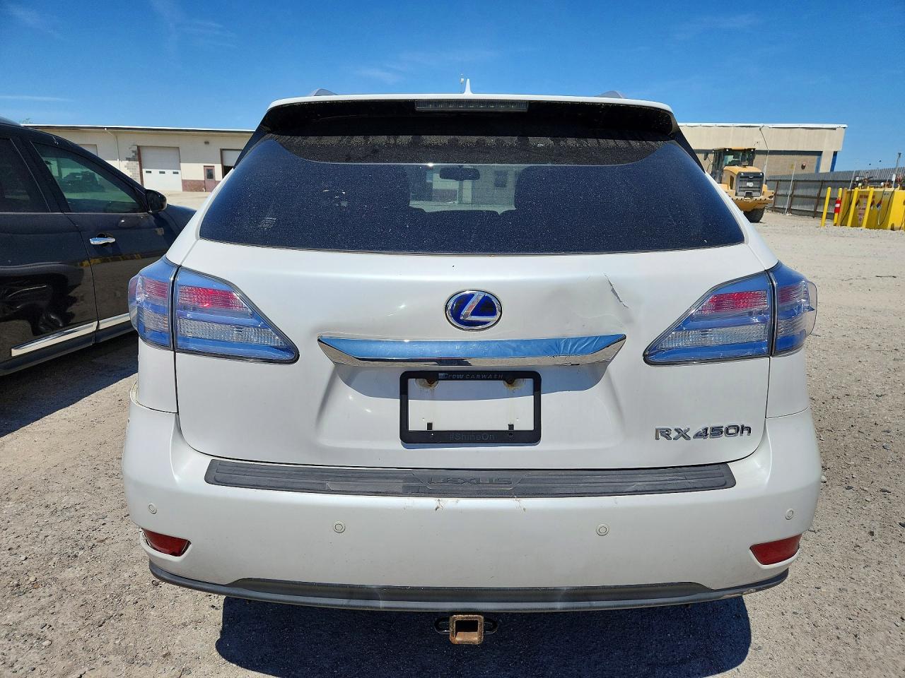 2011 Lexus Rx 450h White vin: JTJBC1BA7B2423982