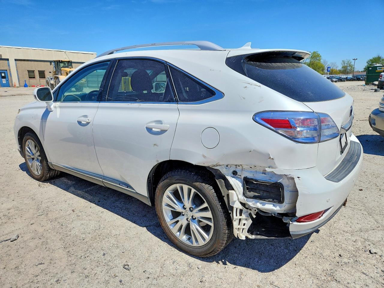 2011 Lexus Rx 450h White vin: JTJBC1BA7B2423982