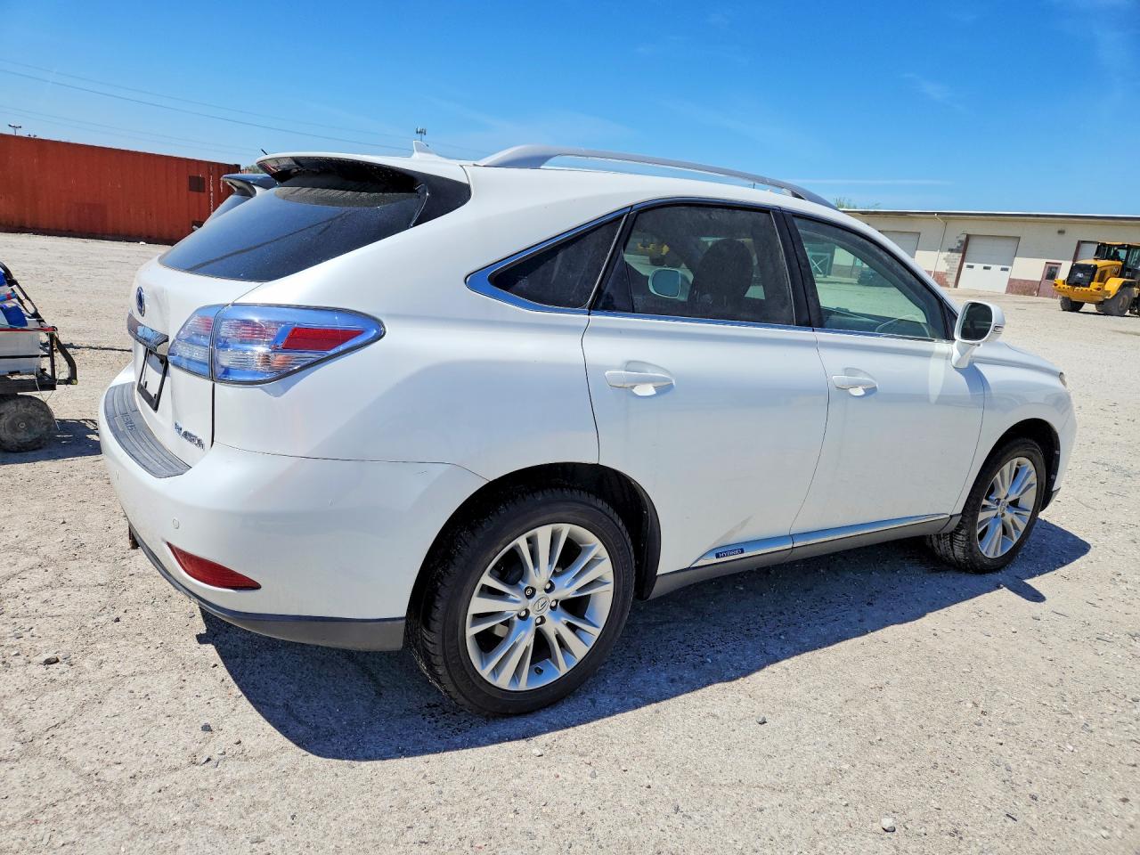 2011 Lexus Rx 450h White vin: JTJBC1BA7B2423982