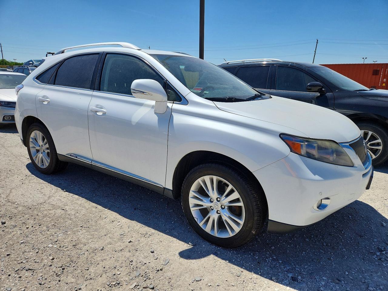 2011 Lexus Rx 450h White vin: JTJBC1BA7B2423982