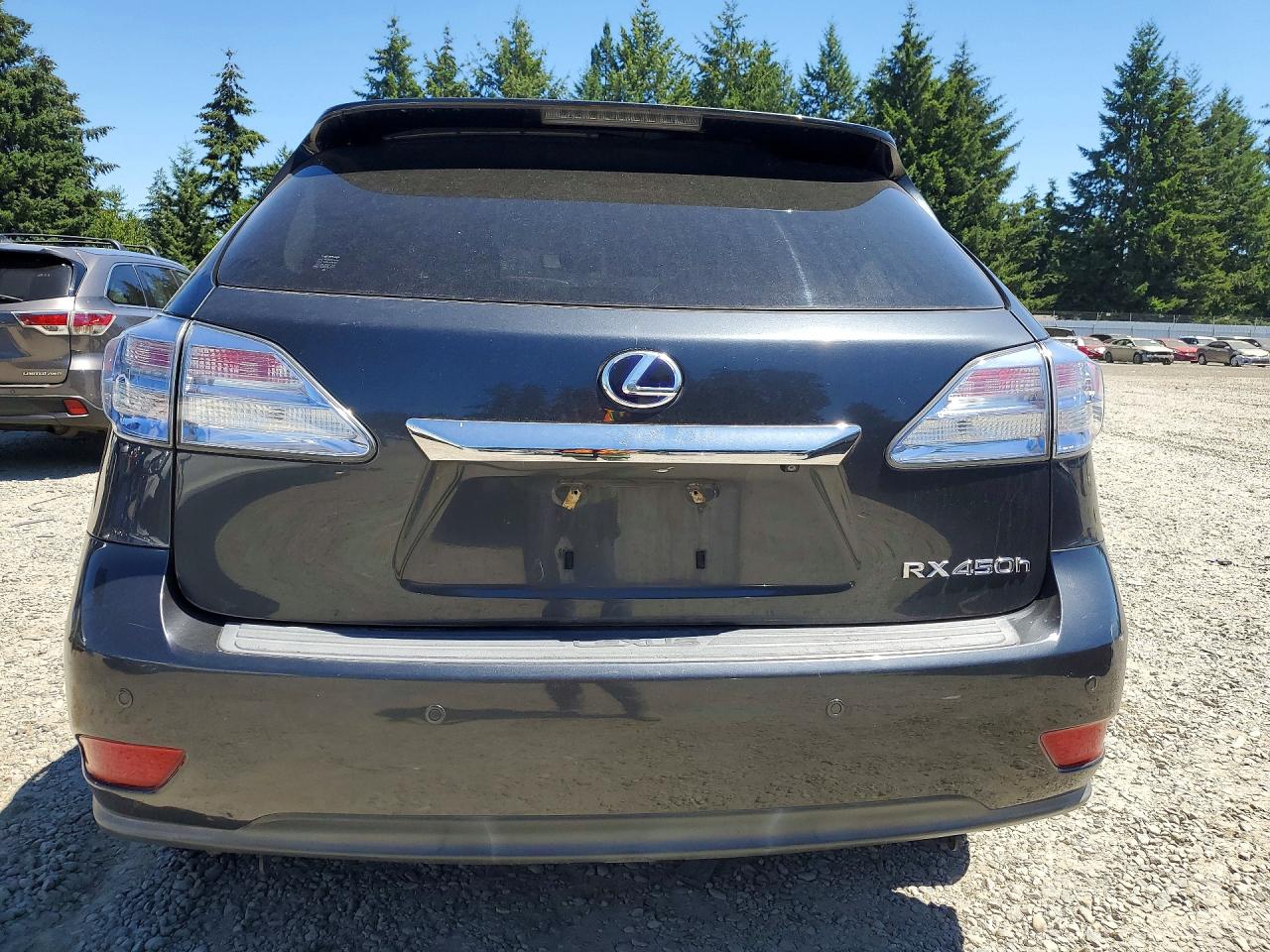 2011 Lexus Rx 450h Gray vin: JTJBC1BA7B2424002
