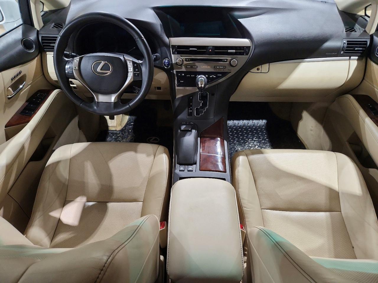 2013 Lexus Rx 450h Base White vin: JTJBC1BA7D2054446