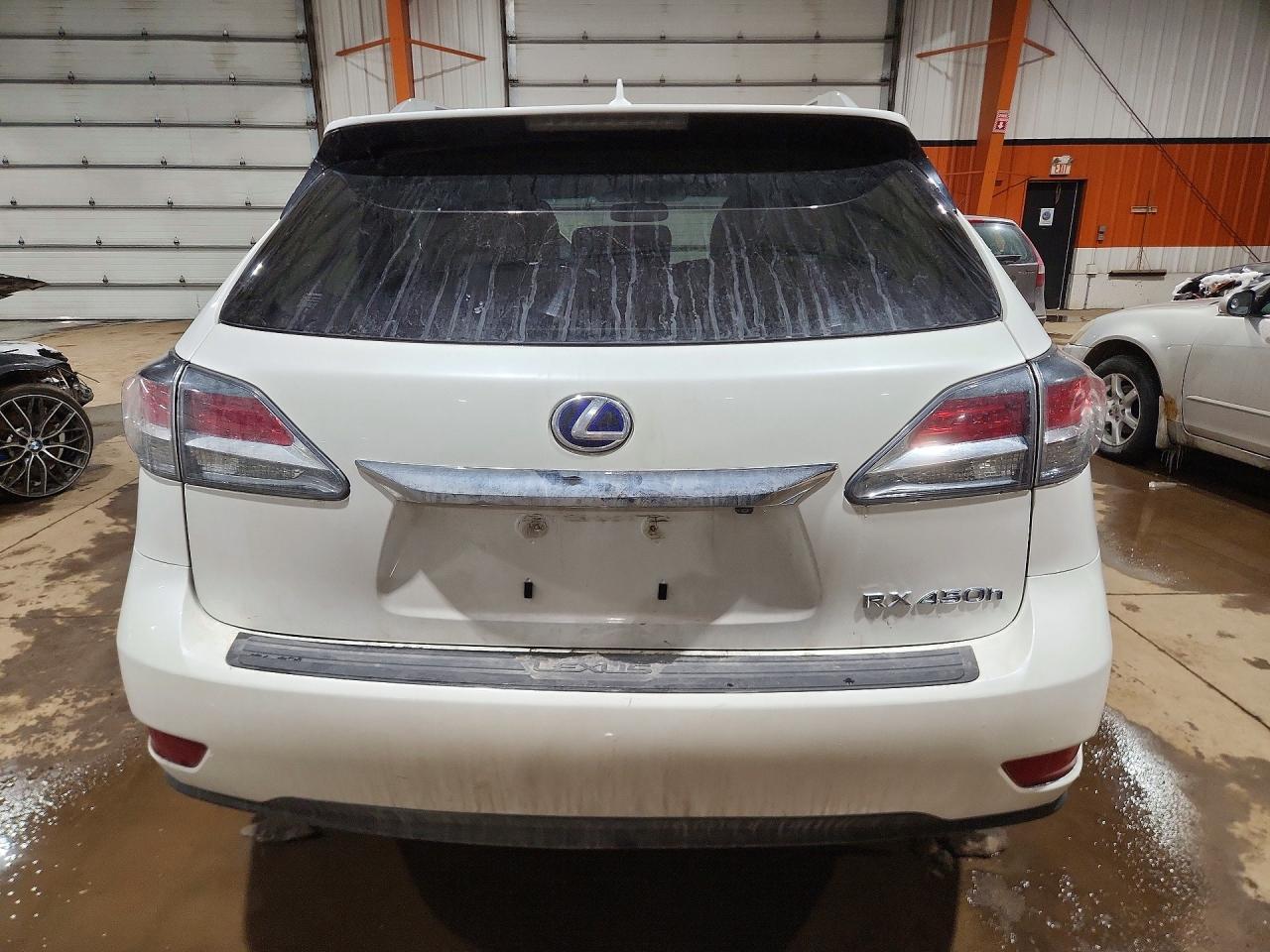 2013 Lexus Rx 450h Base White vin: JTJBC1BA7D2054446