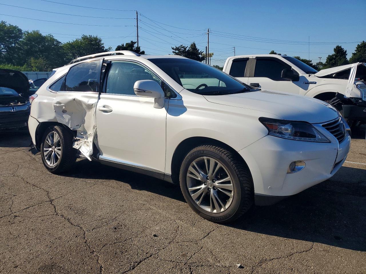 2014 Lexus Rx 450h White vin: JTJBC1BA7E2069739