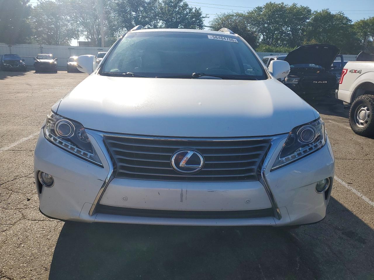 2014 Lexus Rx 450h White vin: JTJBC1BA7E2069739