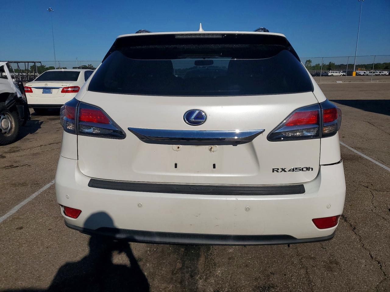 2014 Lexus Rx 450h White vin: JTJBC1BA7E2069739