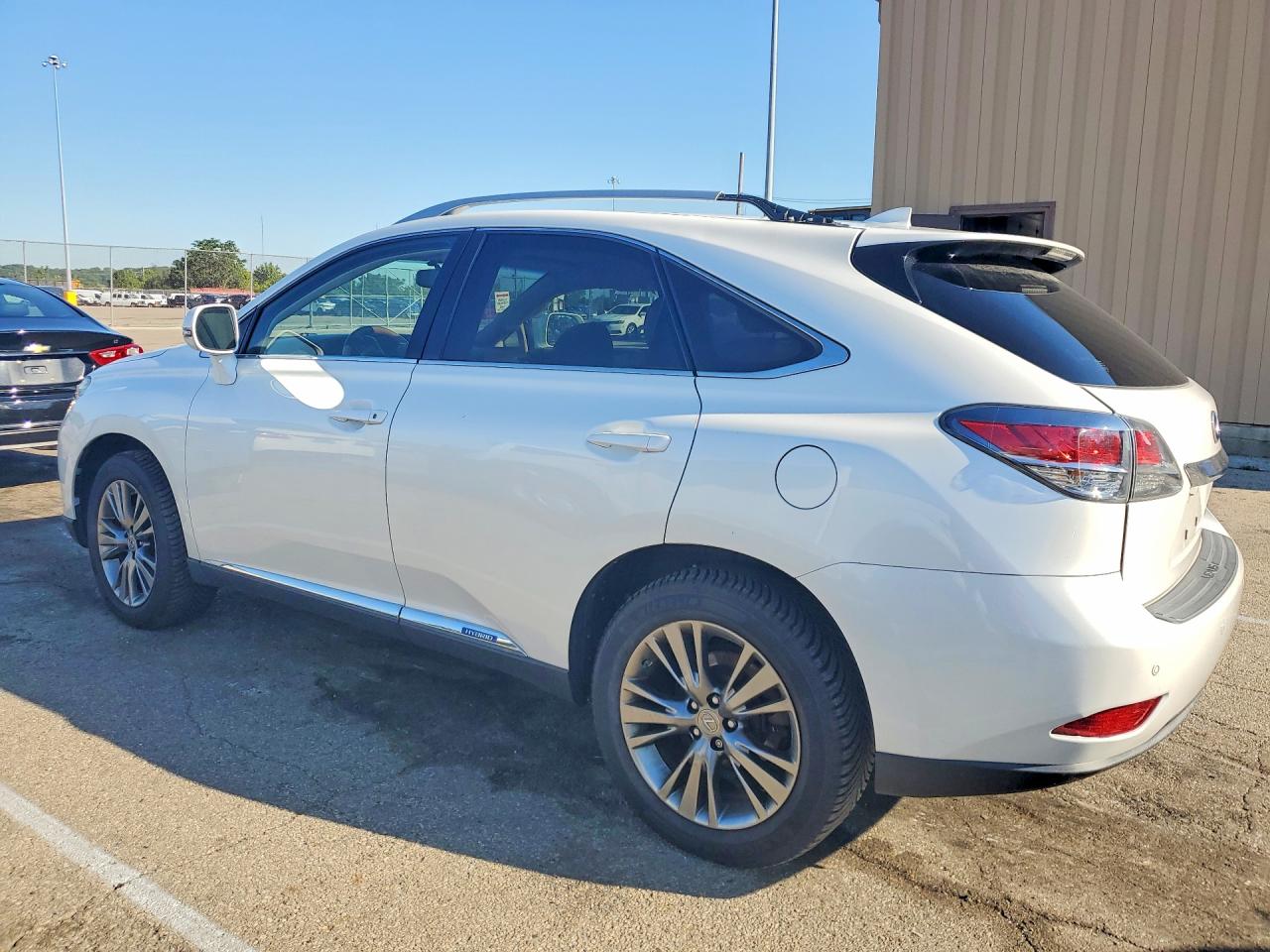 2014 Lexus Rx 450h White vin: JTJBC1BA7E2069739