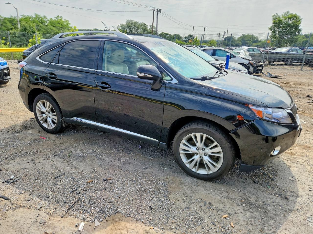 2010 Lexus Rx 450h Black vin: JTJBC1BA8A2010290