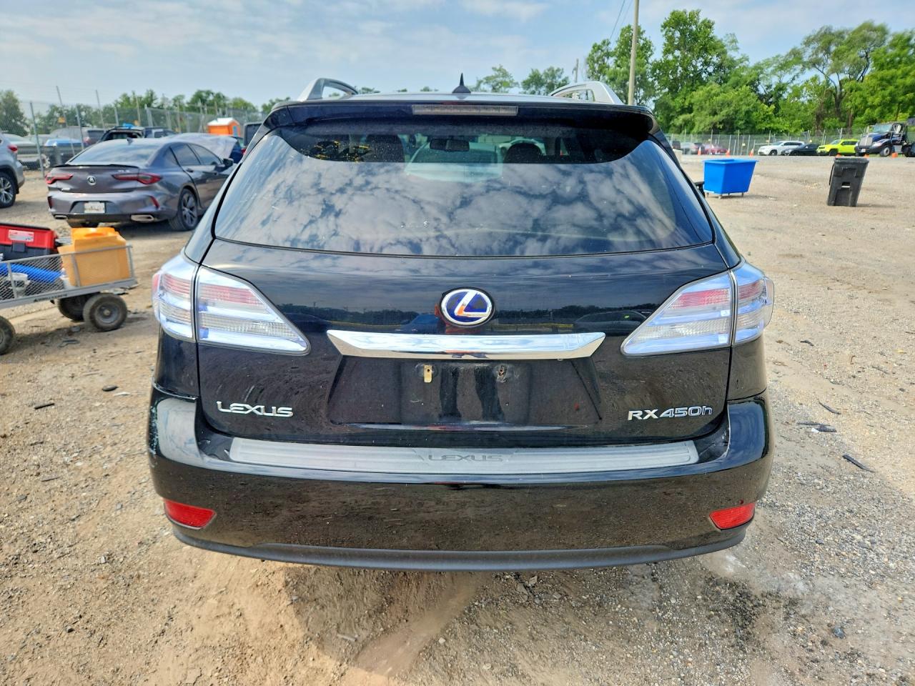 2010 Lexus Rx 450h Black vin: JTJBC1BA8A2010290